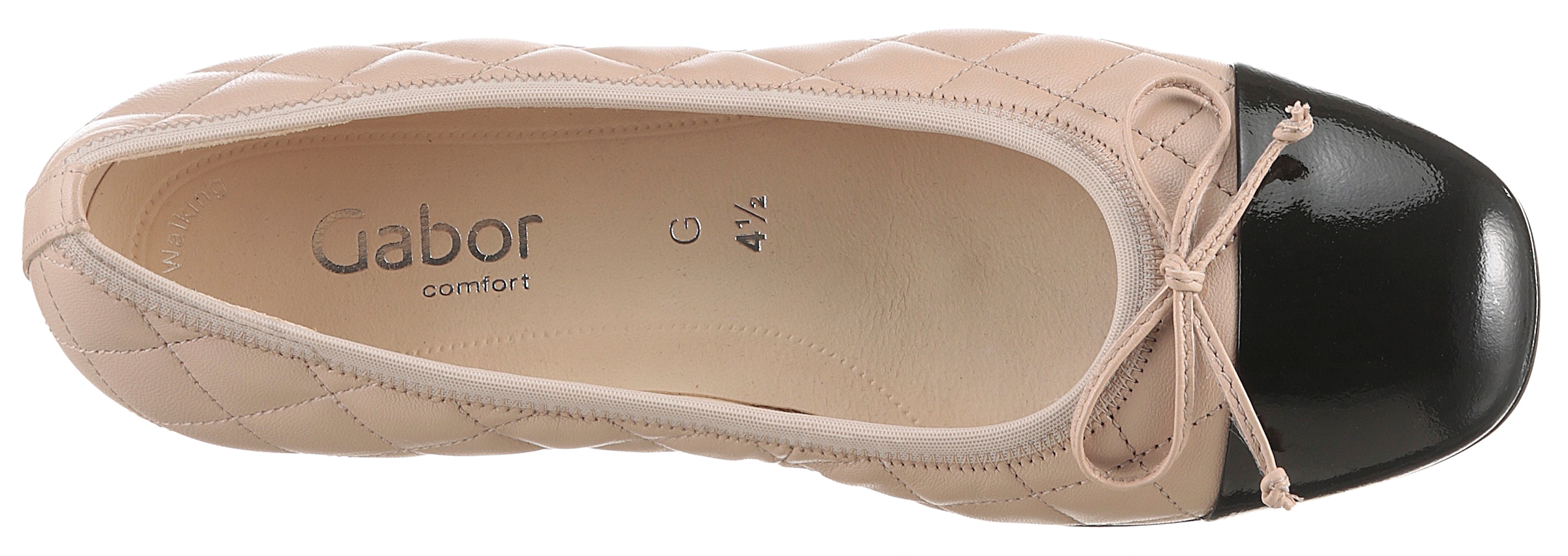 Gabor Ballerina »PRATO«, Blockabsatz, Businessschuh, Komfortschuh in Bequemweite G (=weit)