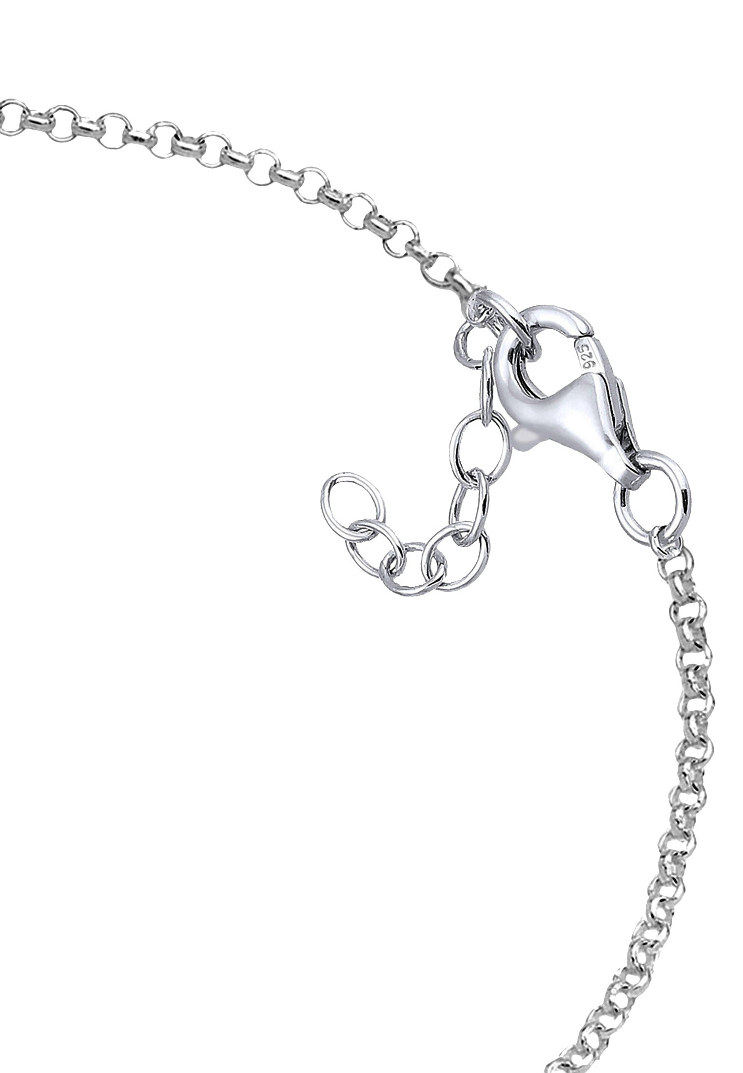 4. Bild von Elli Armband »Karma Wording Plättchen Boho Festival 925 Silber«