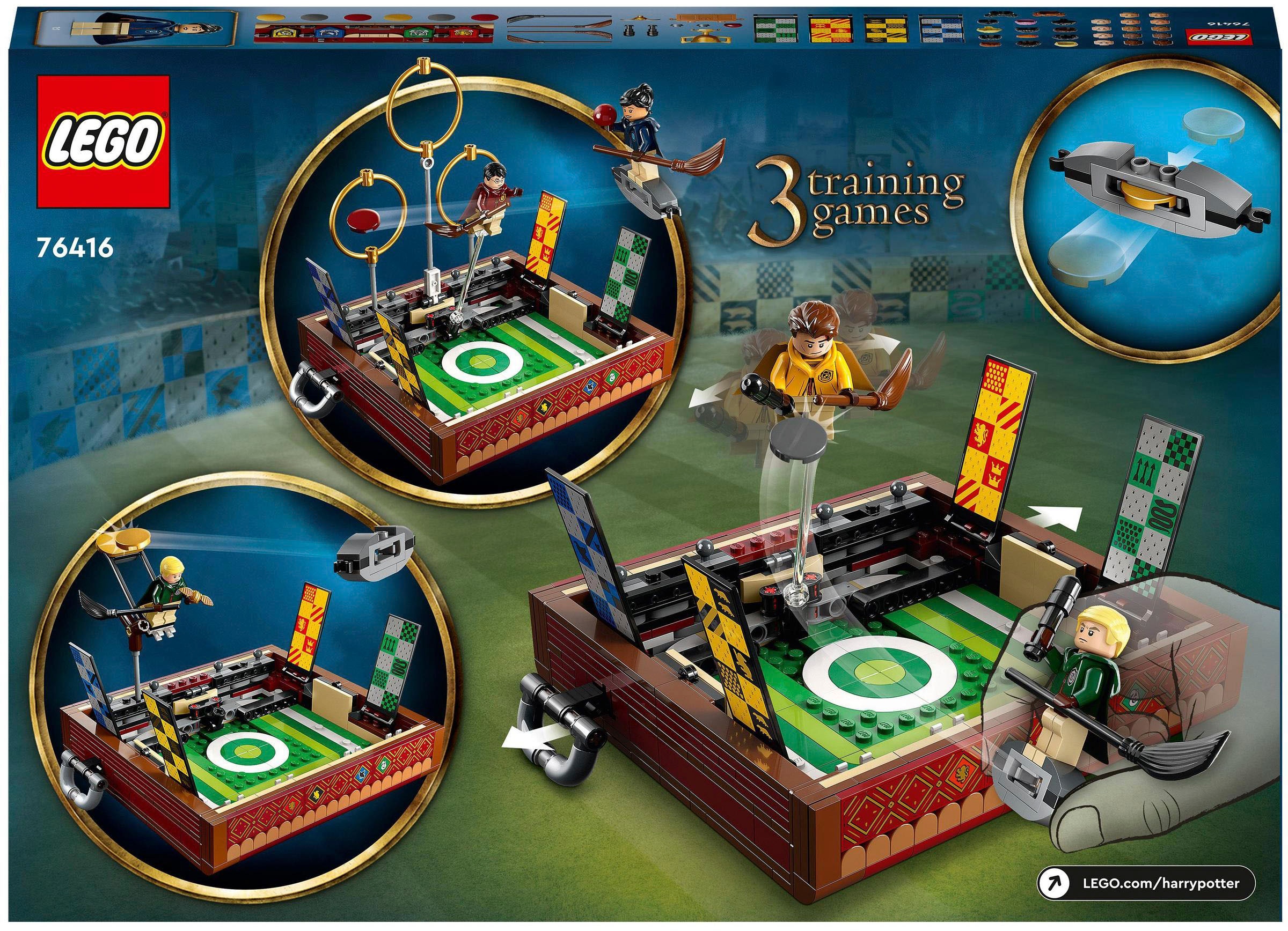 LEGO® Konstruktionsspielsteine »Quidditch Koffer (76416), LEGO® Harry Potter«, (599 St.), Made in Europe