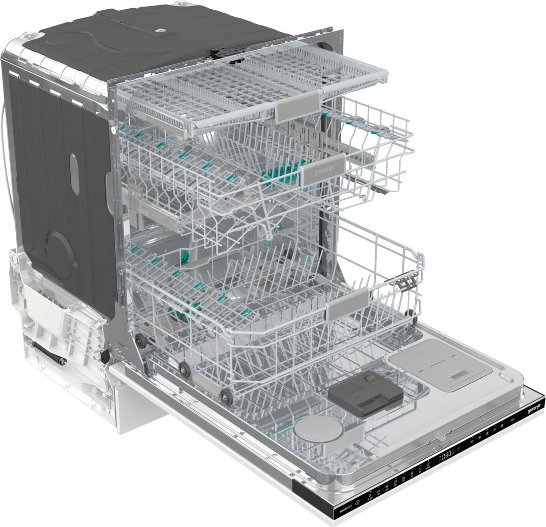 GORENJE vollintegrierbarer Geschirrspüler »GV 693C60 UVAD«, GV 693C60 UVAD, 9,6 l, 16 Maßgedecke, Smarte Dosierung