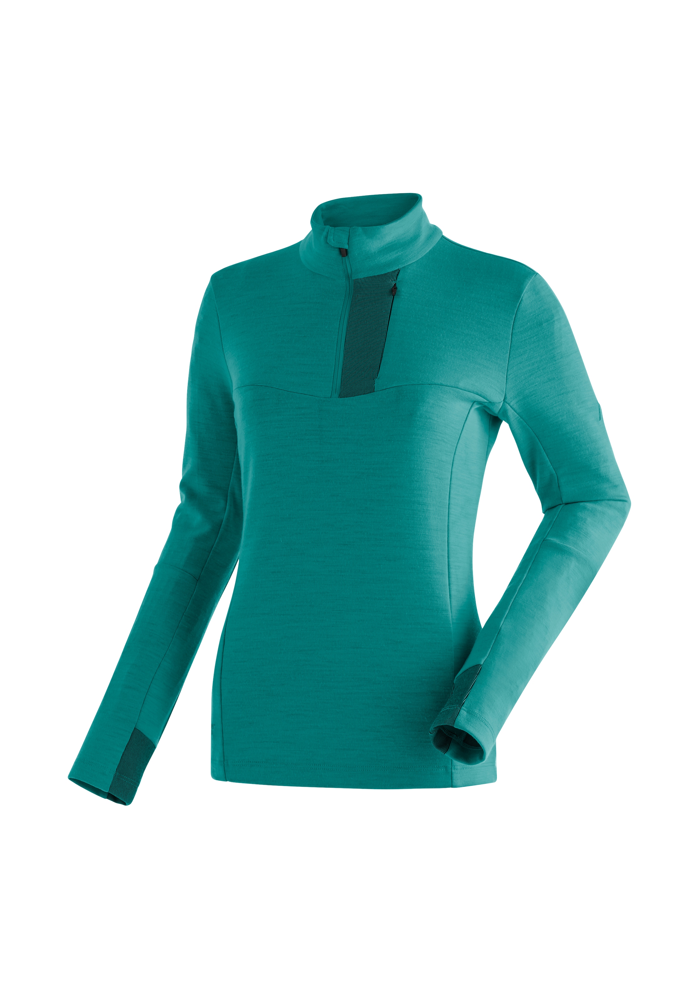 Funktionsshirt „Skutvik HZ W“, funktionaler Midlayer für Damen, hohe Atmungsaktivität, Gr. 50, seegrün