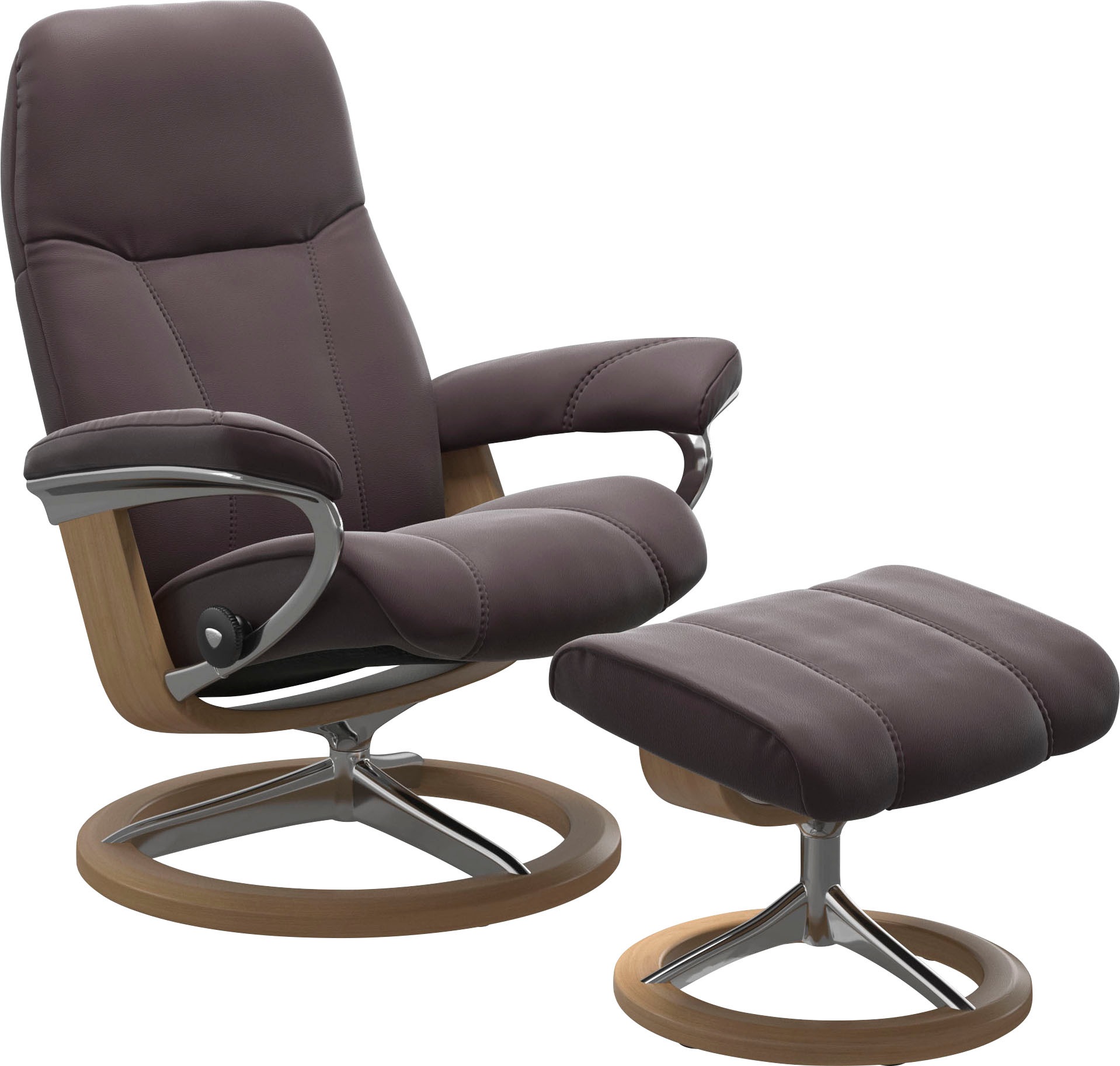Stressless® Relaxsessel »Consul«, (Set, Relaxsessel mit Hocker), mit Hocker günstig online kaufen