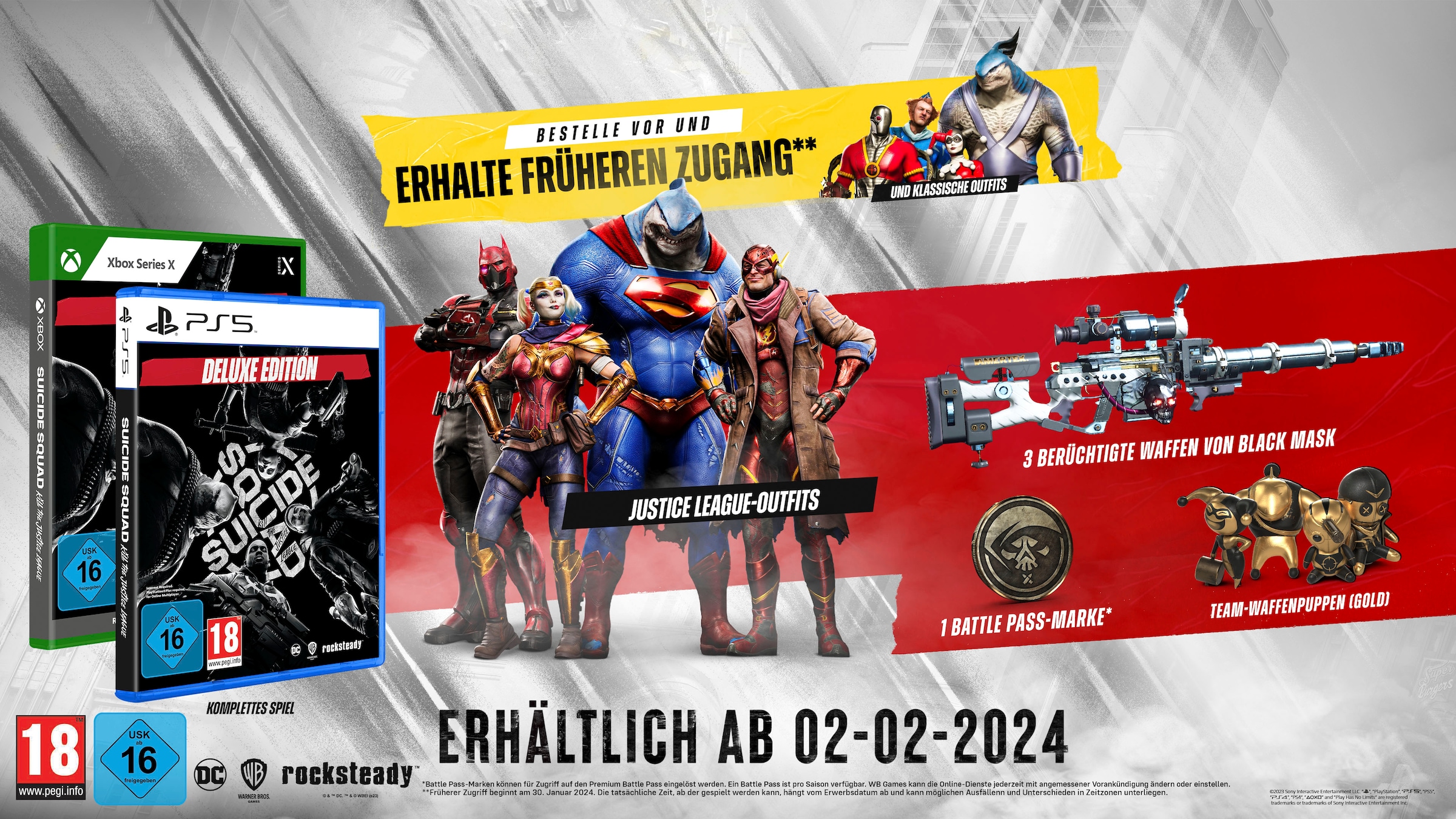 Spielesoftware »Suicide Squad: Kill the Justice League Deluxe Edition«, PlayStation 5