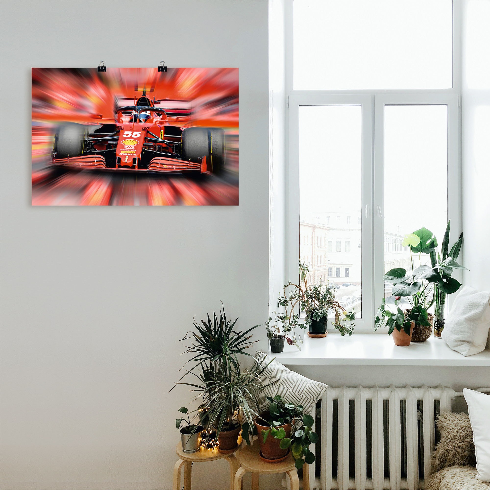 Artland Poster "Carlos Sainz junior - Spanien", Auto, (1 St.), als Alubild, günstig online kaufen