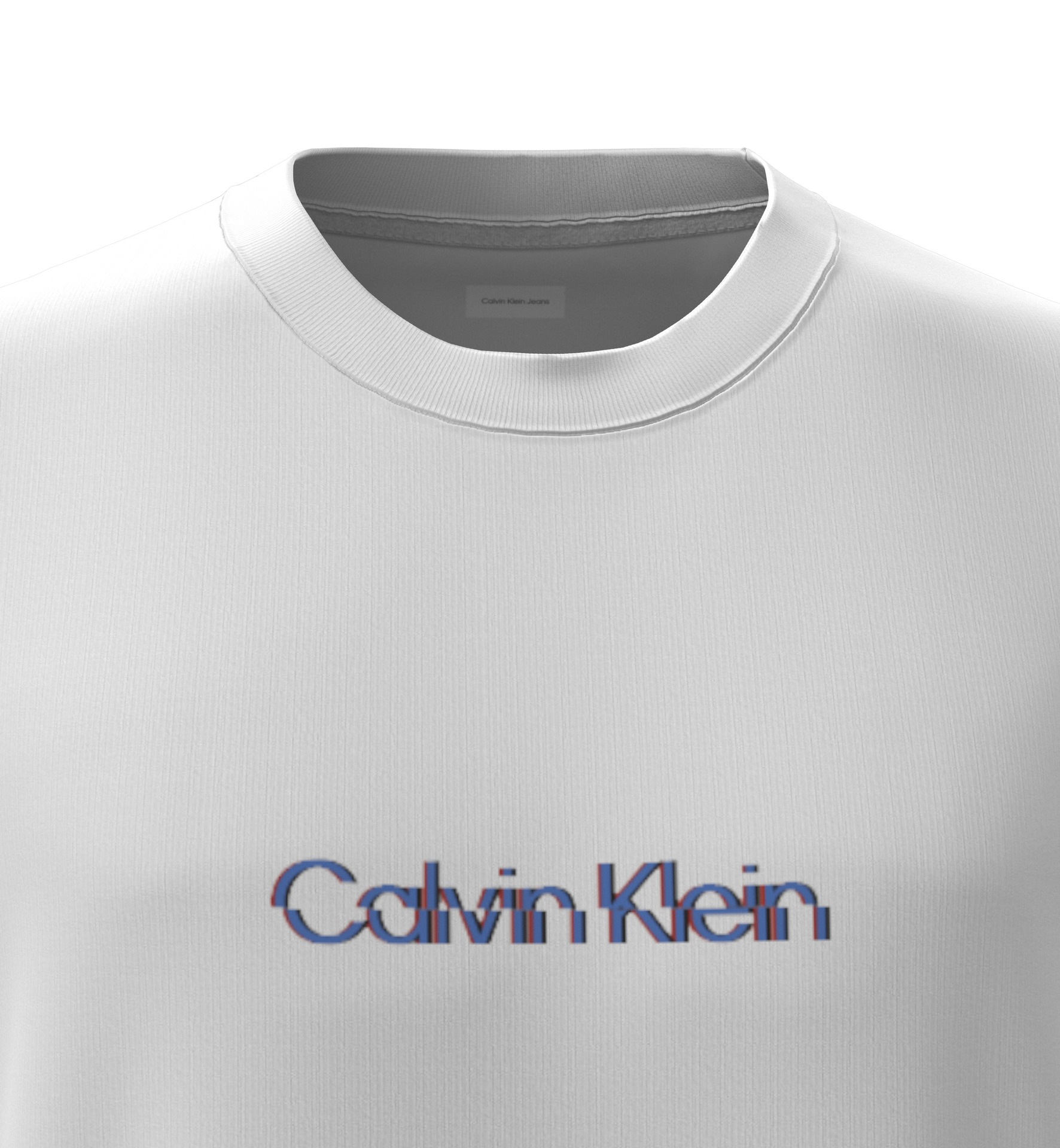 Calvin Klein Jeans T-Shirt »SS GLITCHED LOGO EU CLASSIC TEE«, Mit Rundhalsausschnitt