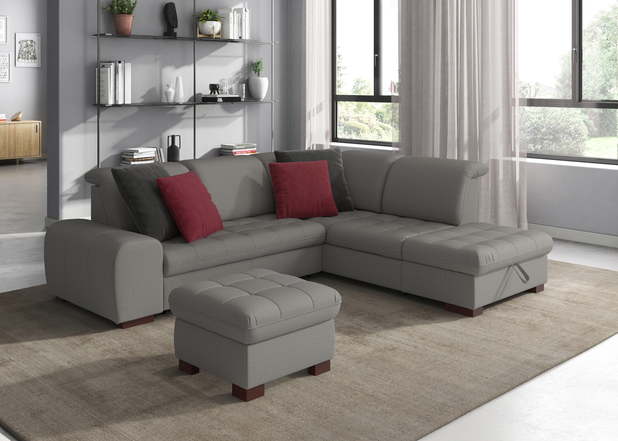 sit&more Hocker »Luxor«, auch erhältlich in dem besonders leicht mit Wasser zu reinigen