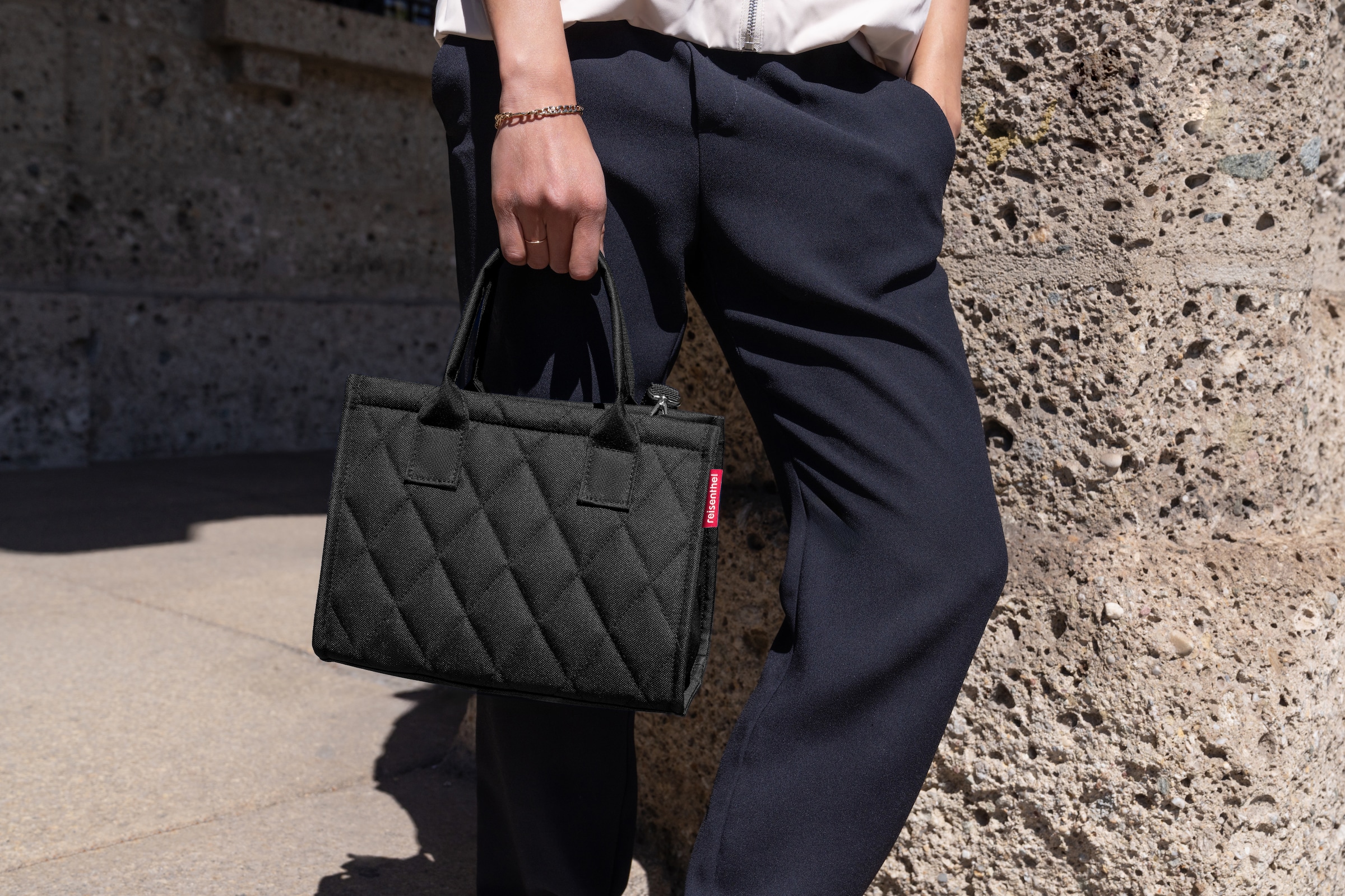 REISENTHEL® Einkaufsshopper »daily shopper business« Notebooksteckfach (17"), Trolley-Aufsteckfunktion, Boden hochklappbar