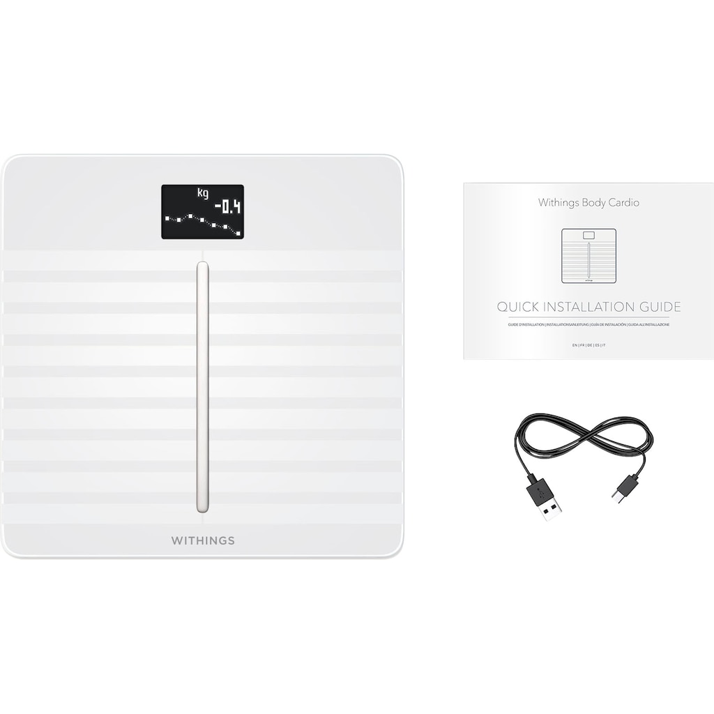 Withings Körper-Analyse-Waage »Body Cardio«