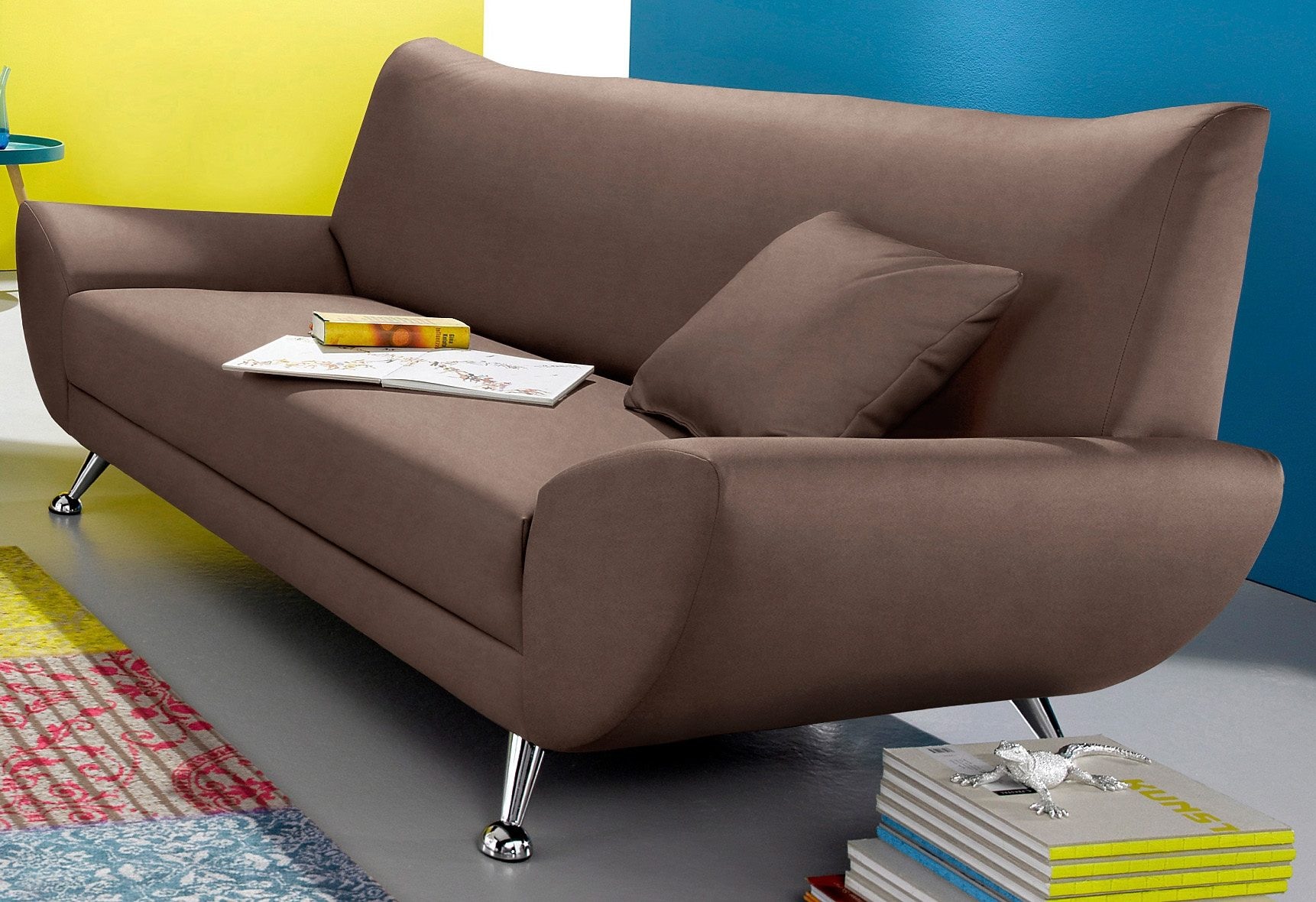 INOSIGN 3-Sitzer »Saltare elegant und komfortabel, toller Designfuß«