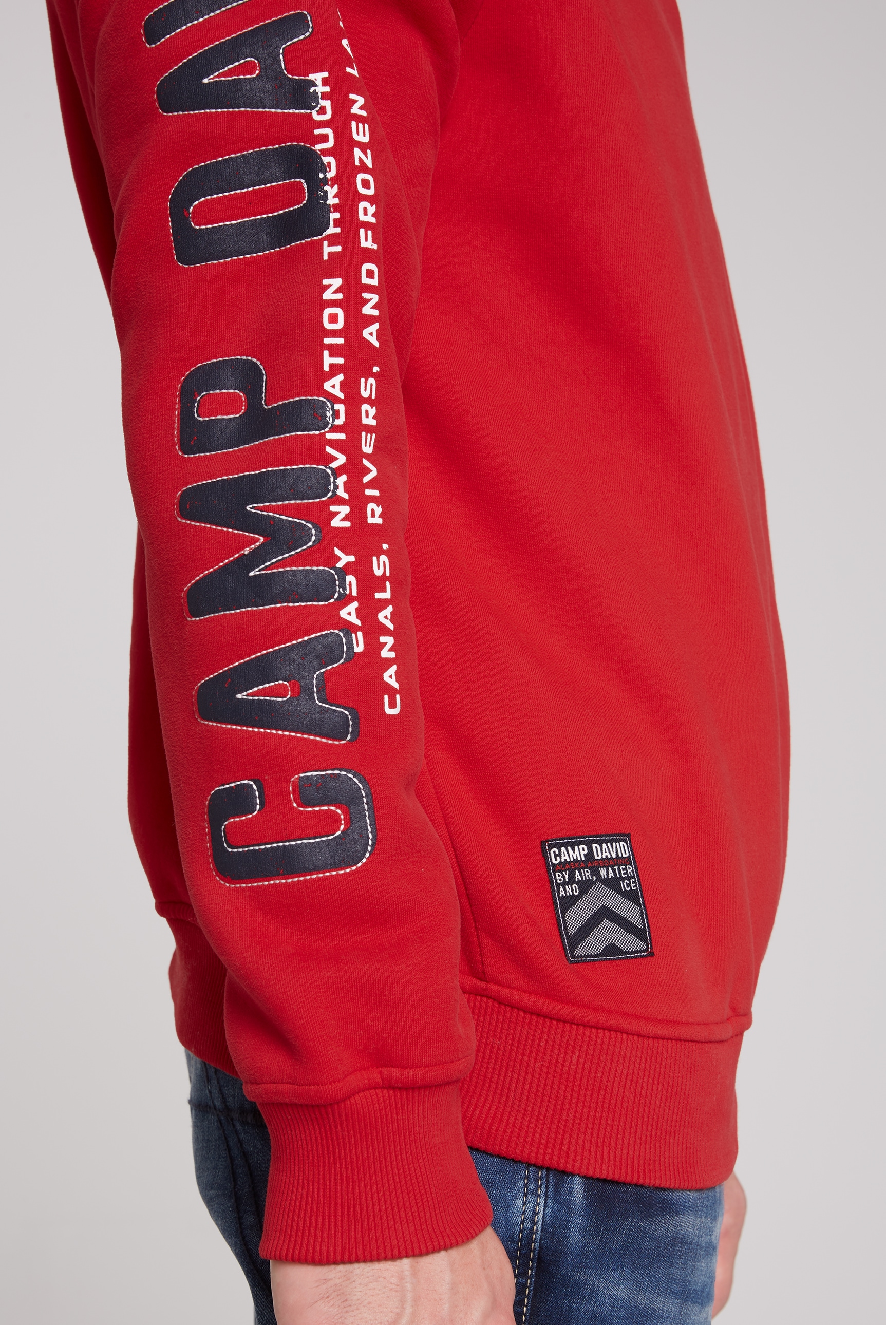 CAMP DAVID Sweatshirt, mit Logo-Artworks