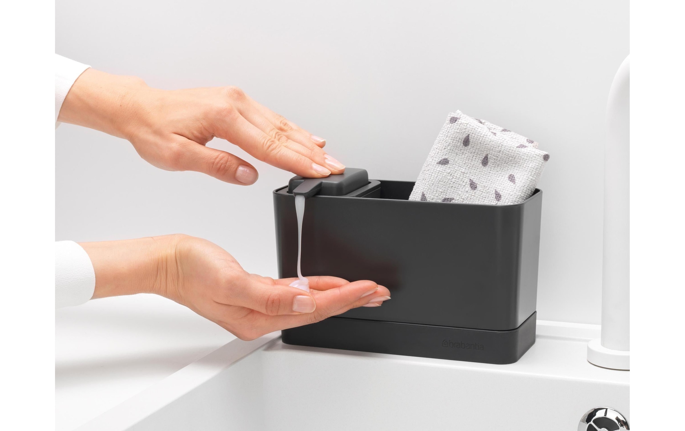 Brabantia Waschschüssel »Set dark grey«