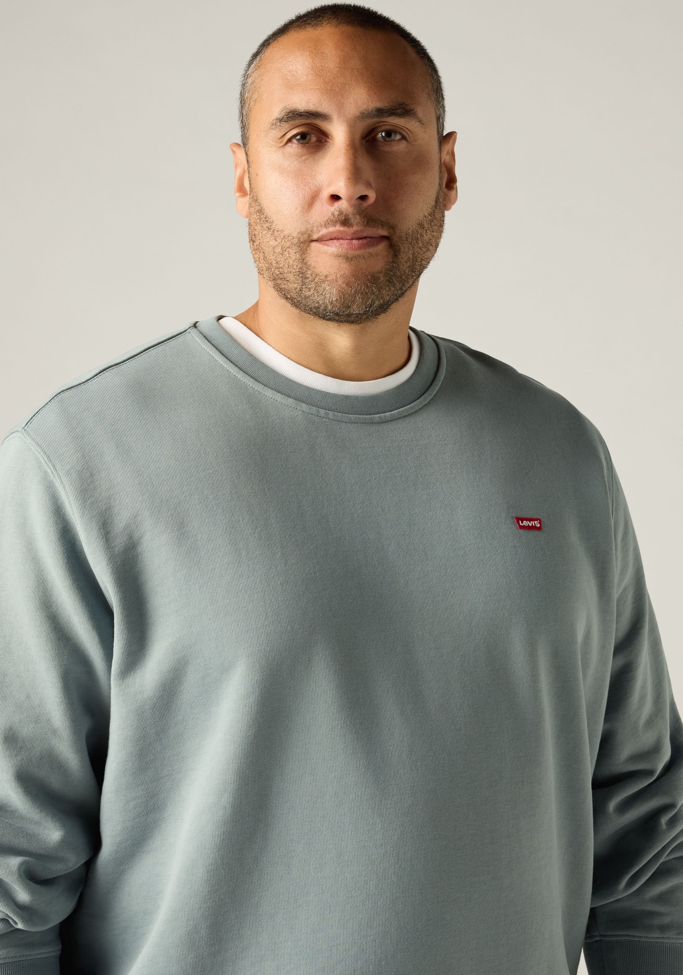 Levi's® Plus Sweatshirt »BIG ORIGINAL HM CREW«, mit Batwing-Logobadge

