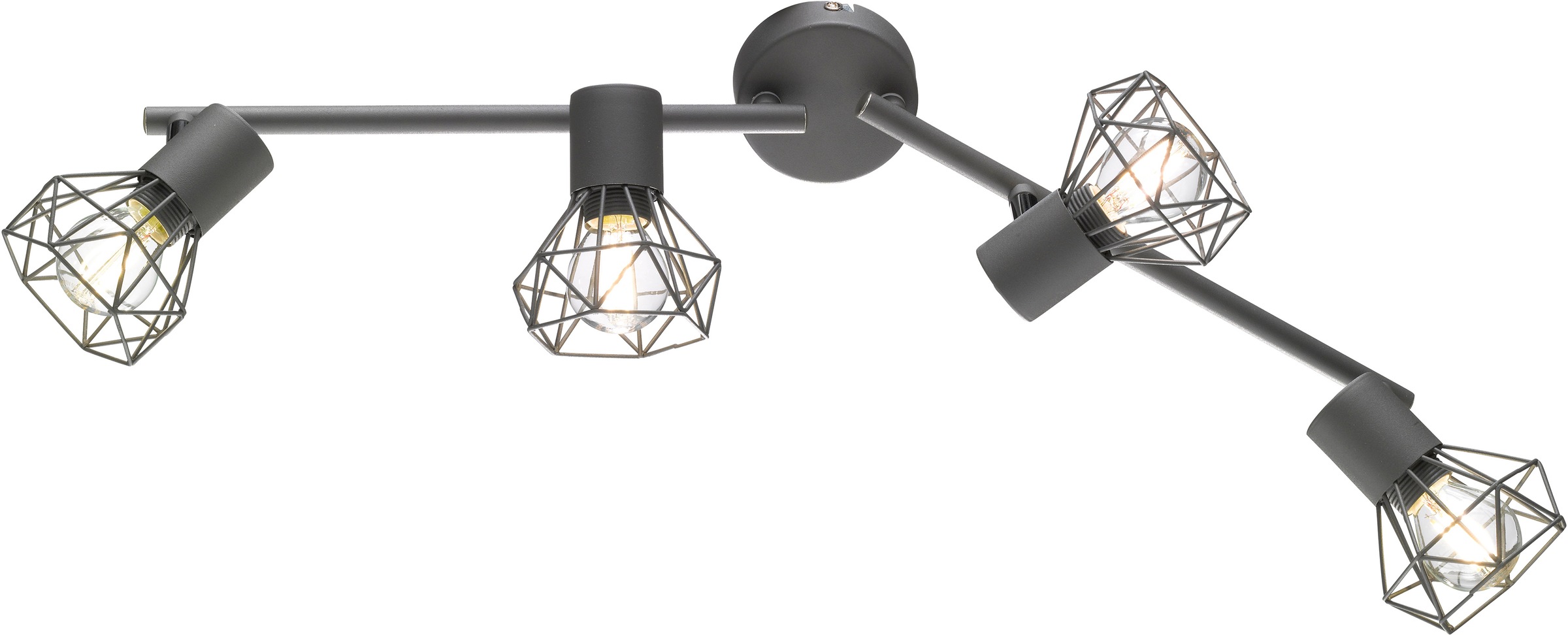 FISCHER & HONSEL Deckenleuchte »Ran«, 4 flammig, Leuchtmittel E14   Leuchtm günstig online kaufen