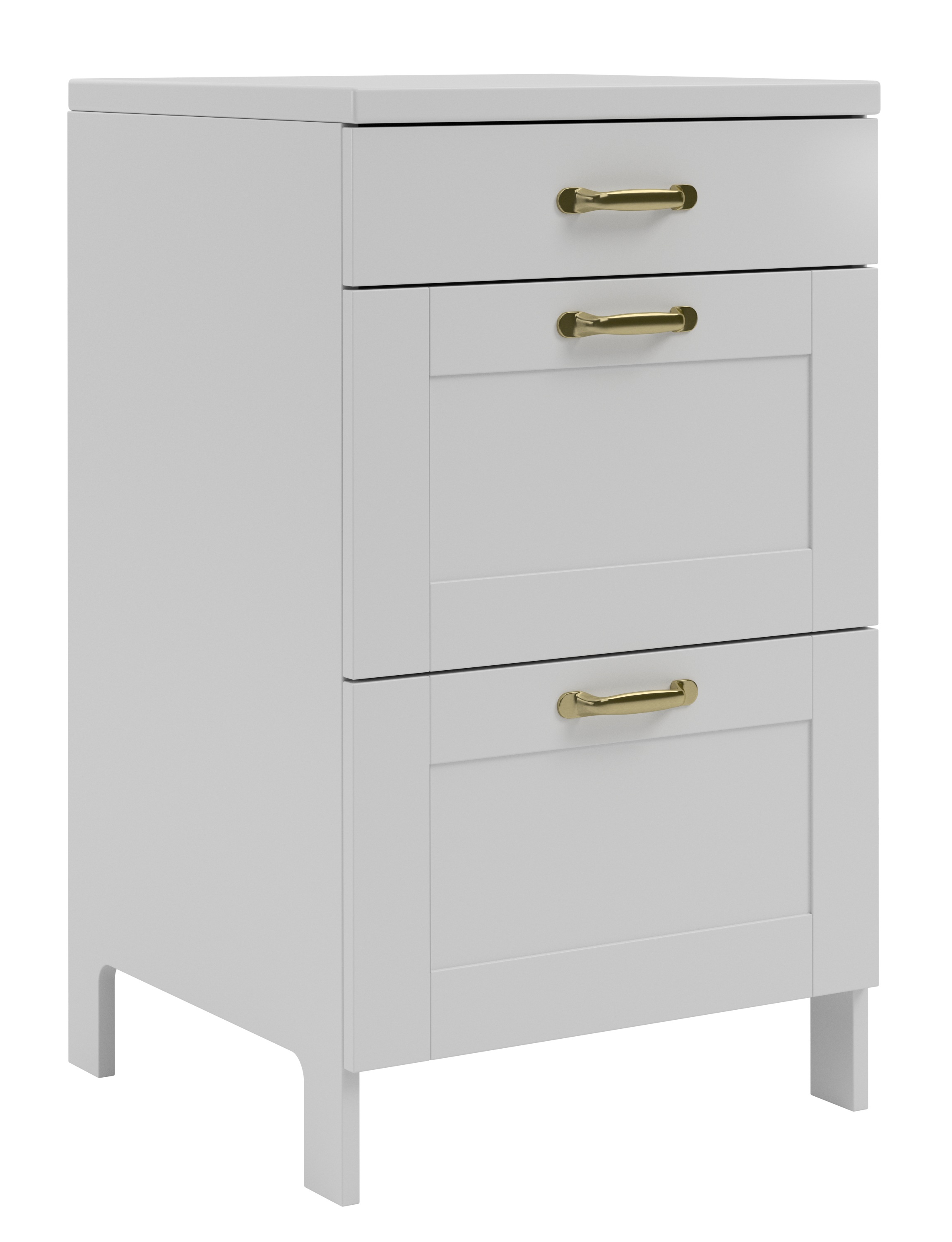 Home affaire Unterschrank »Alba«, Breite 50 cm, Kiefer massiv, 3 Schubkästen