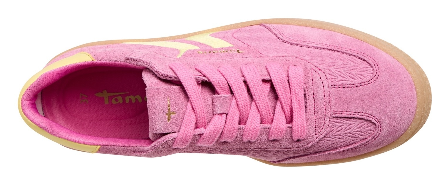 Tamaris Plateausneaker  , Freizeitschuh, Halbschuh, Schnürschuh mit gepolstertem Schaftrand