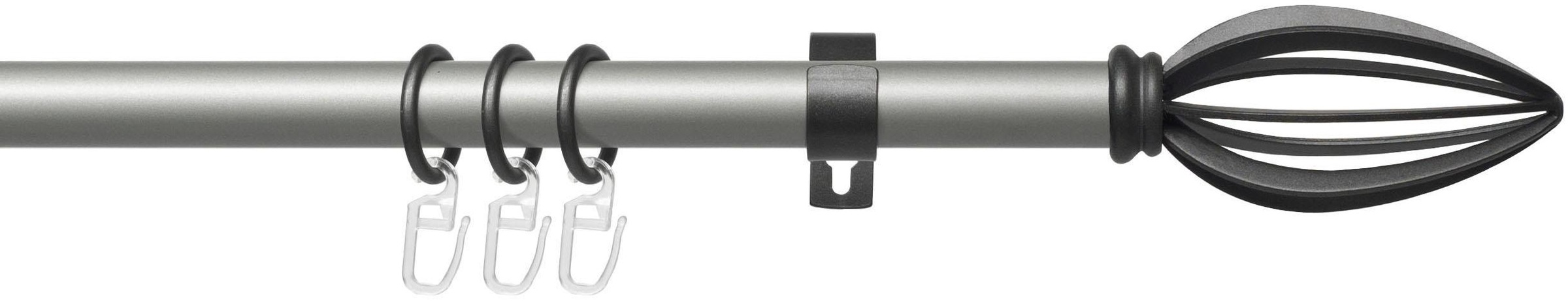 Liedeco Gardinenstange »Lan Cast« Ø 20 mm 1 läufig-läufig Fixmaß günstig online kaufen