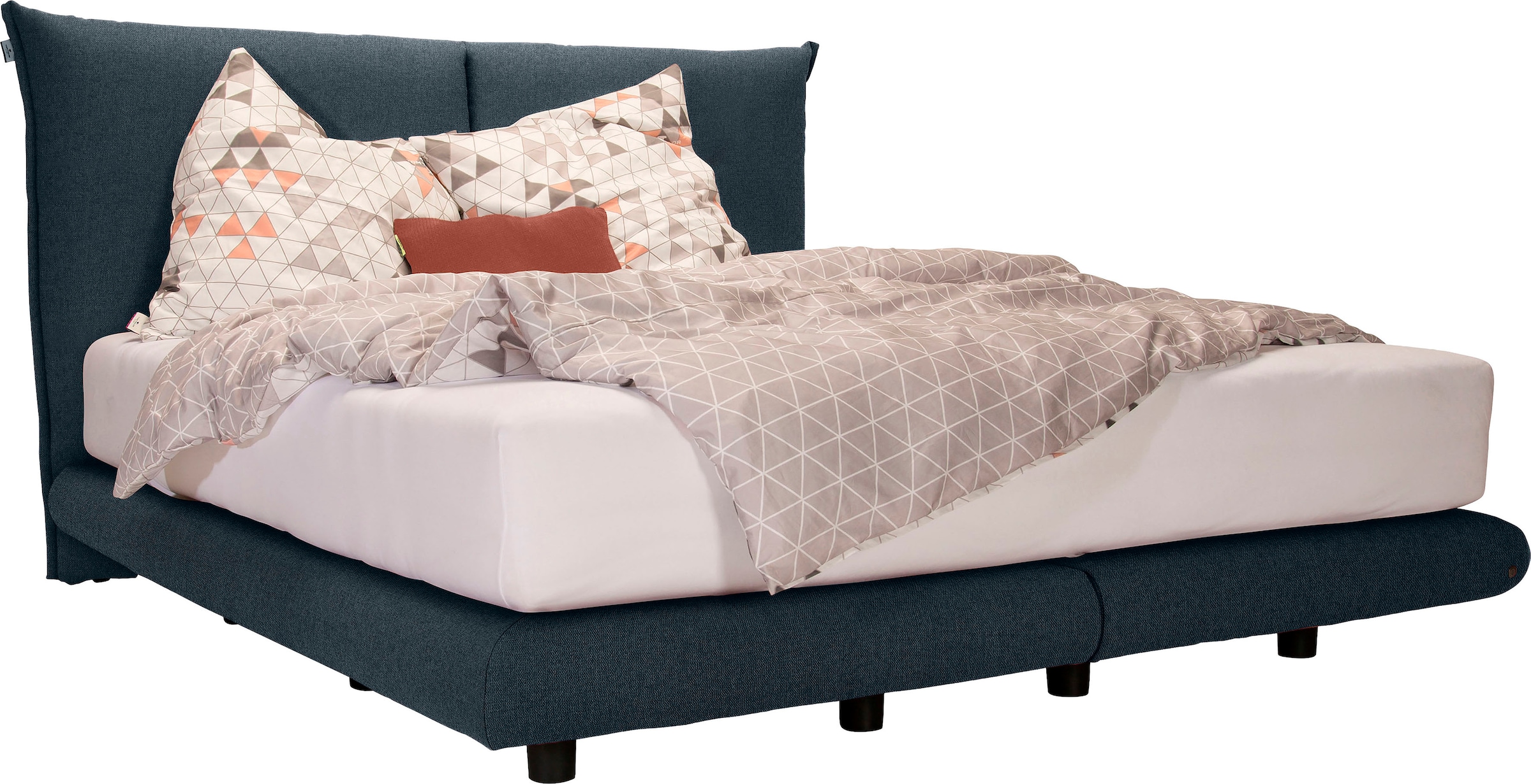 Bild von TOM TAILOR HOME Boxspringbett »SOHO PILLOW BOX«, in Schwebeoptik, Kopfteil in Kissenform, Höhe 120 cm