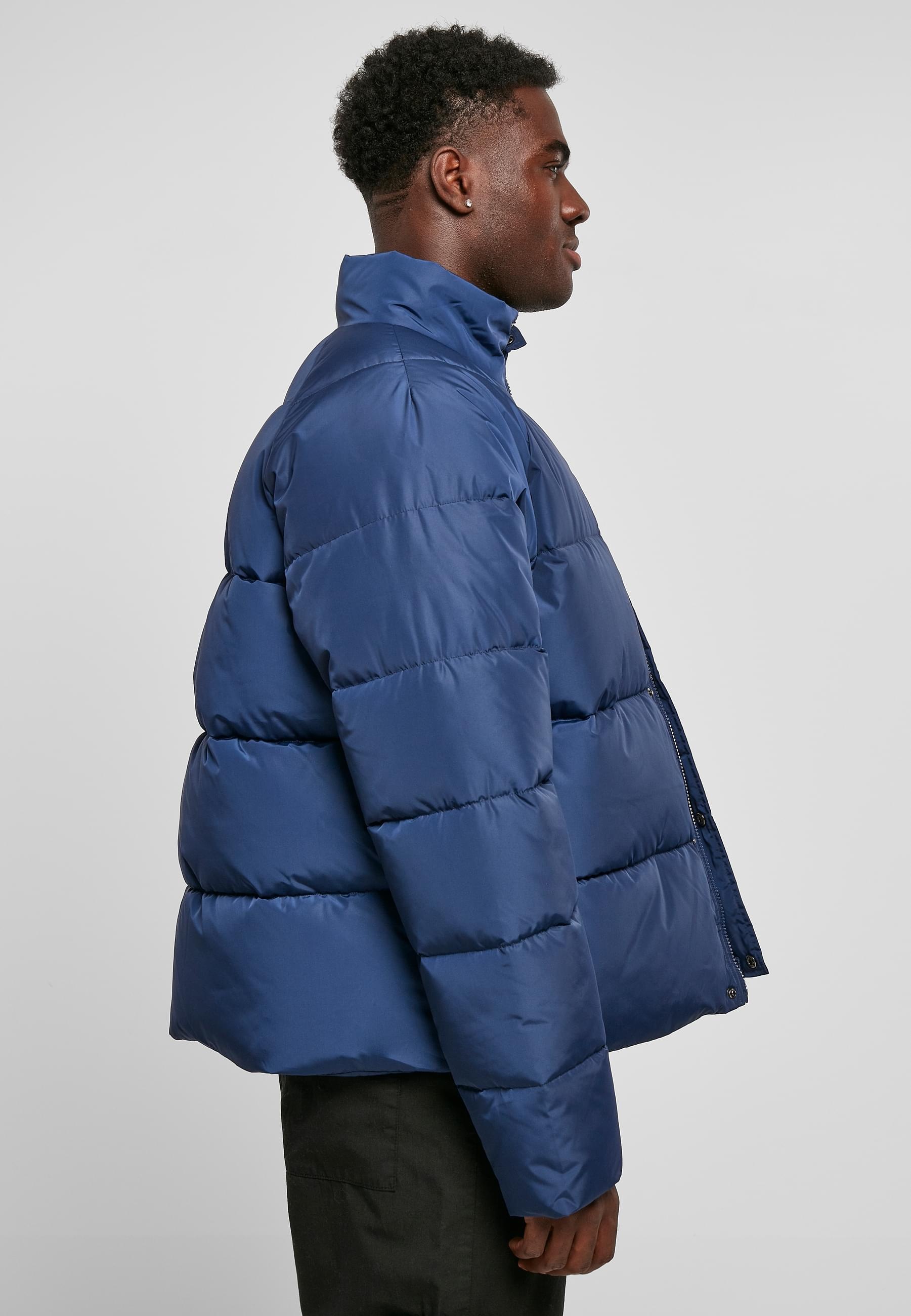 URBAN CLASSICS Winterjacke »Urban Classics Herren Raglan Puffer Jacket« 1 Stk. tlg. ohne Kapuze