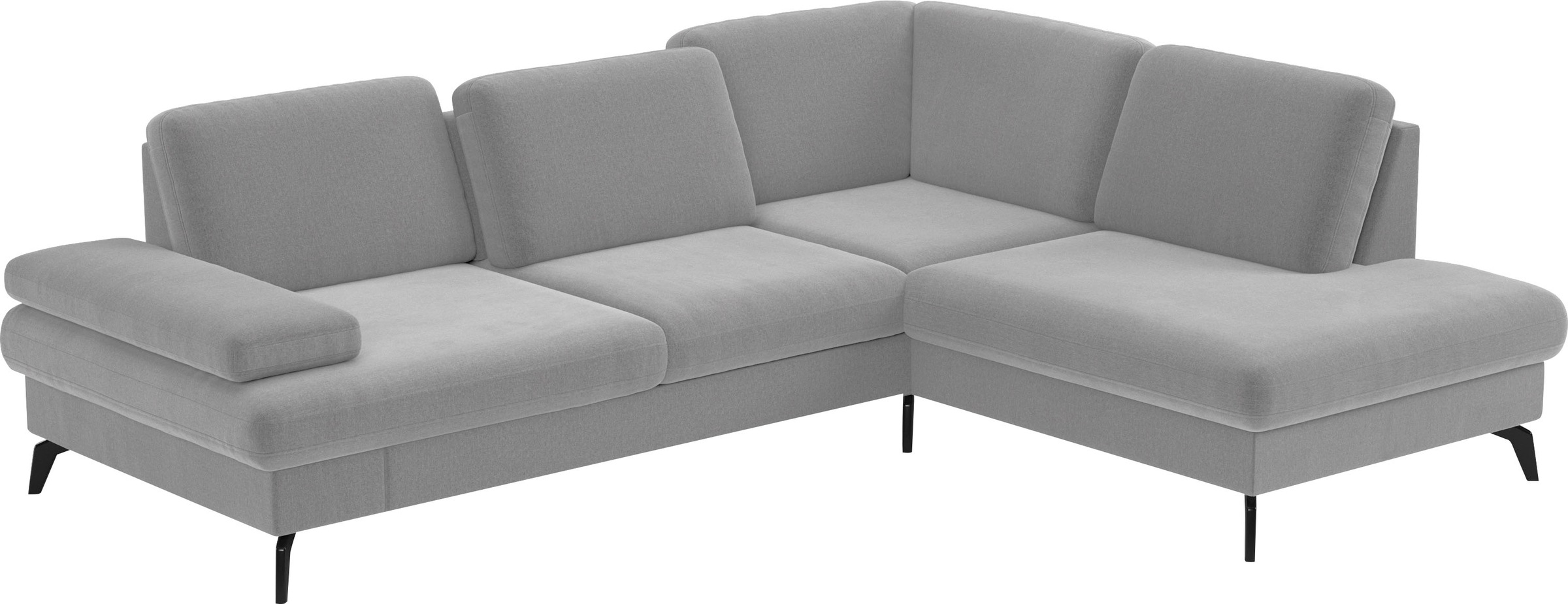 sit&more Ecksofa »Morris L-Form, inkl. Sitztiefenverstellung«, wahlweise mit Armteilverstellung, Bettfunktion & Bettkasten