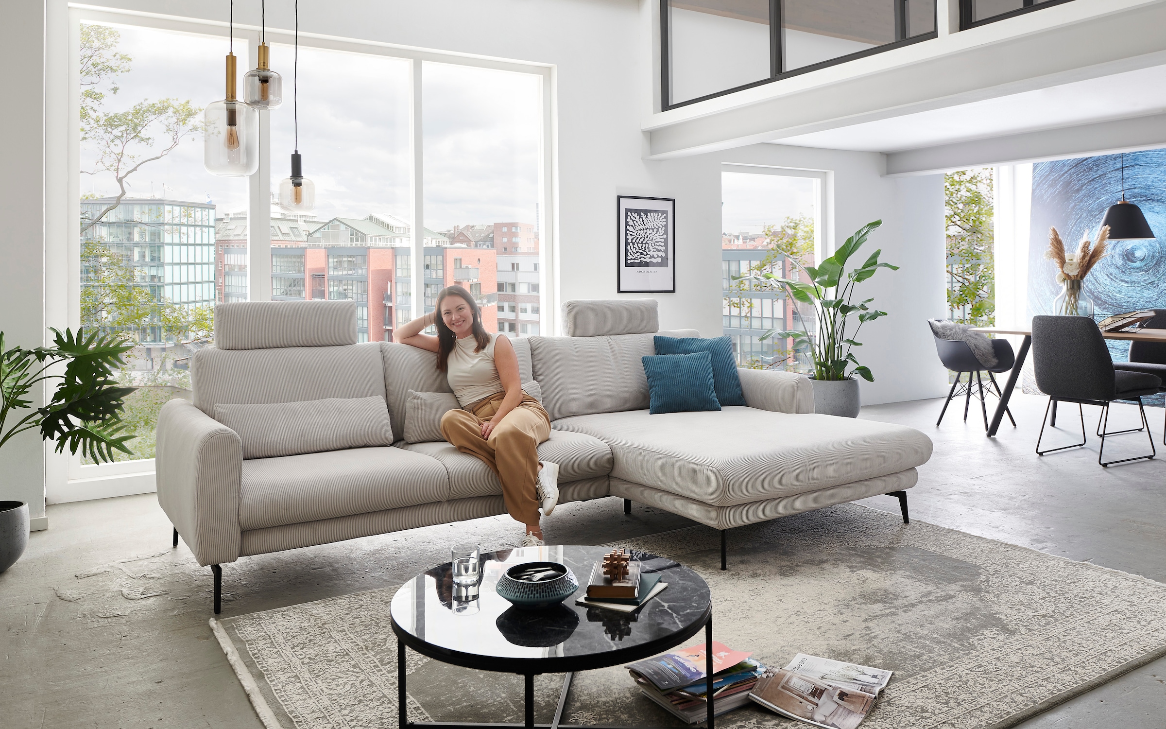 Die PlanBar Ecksofa »MP-IN23147 L-Form« Kaltschaumpolsterung, softer Sitz & günstig online kaufen