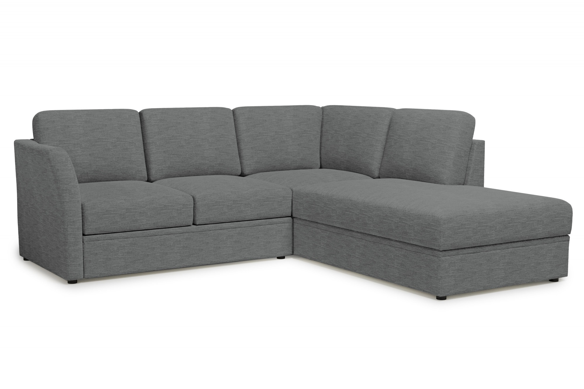 Home affaire Ecksofa »Lavars, L-Form, Schlafsofa«, mit Bettfunktion und Stauraum, in zwei verschiedenen Bezugsqualitäten
