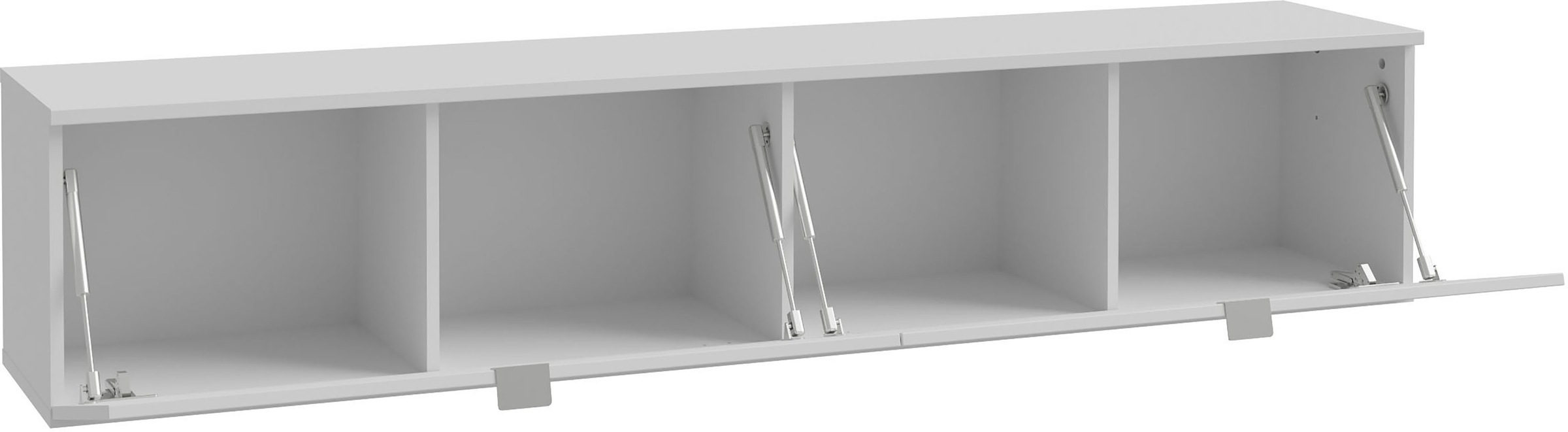 FORTE Lowboard »LibertadTV-Board, TV-Schrank«, großes TV Board, erweiterbar, Wandmontage, Metallgriff