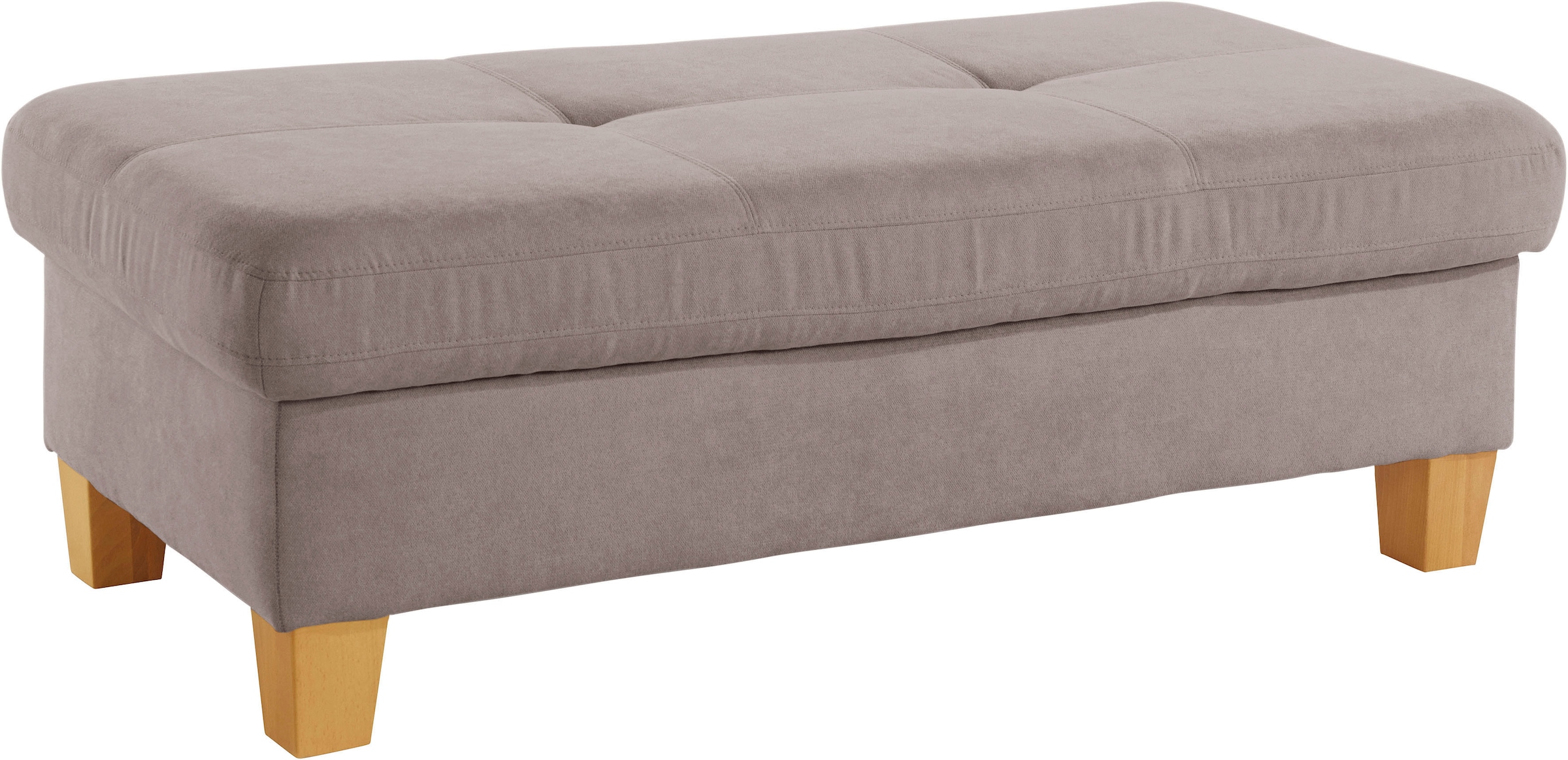 exxpo - sofa fashion Hocker »Enya Bankhocker mit Staufach unter der Sitzfläche« schöne Detailverarbeitung