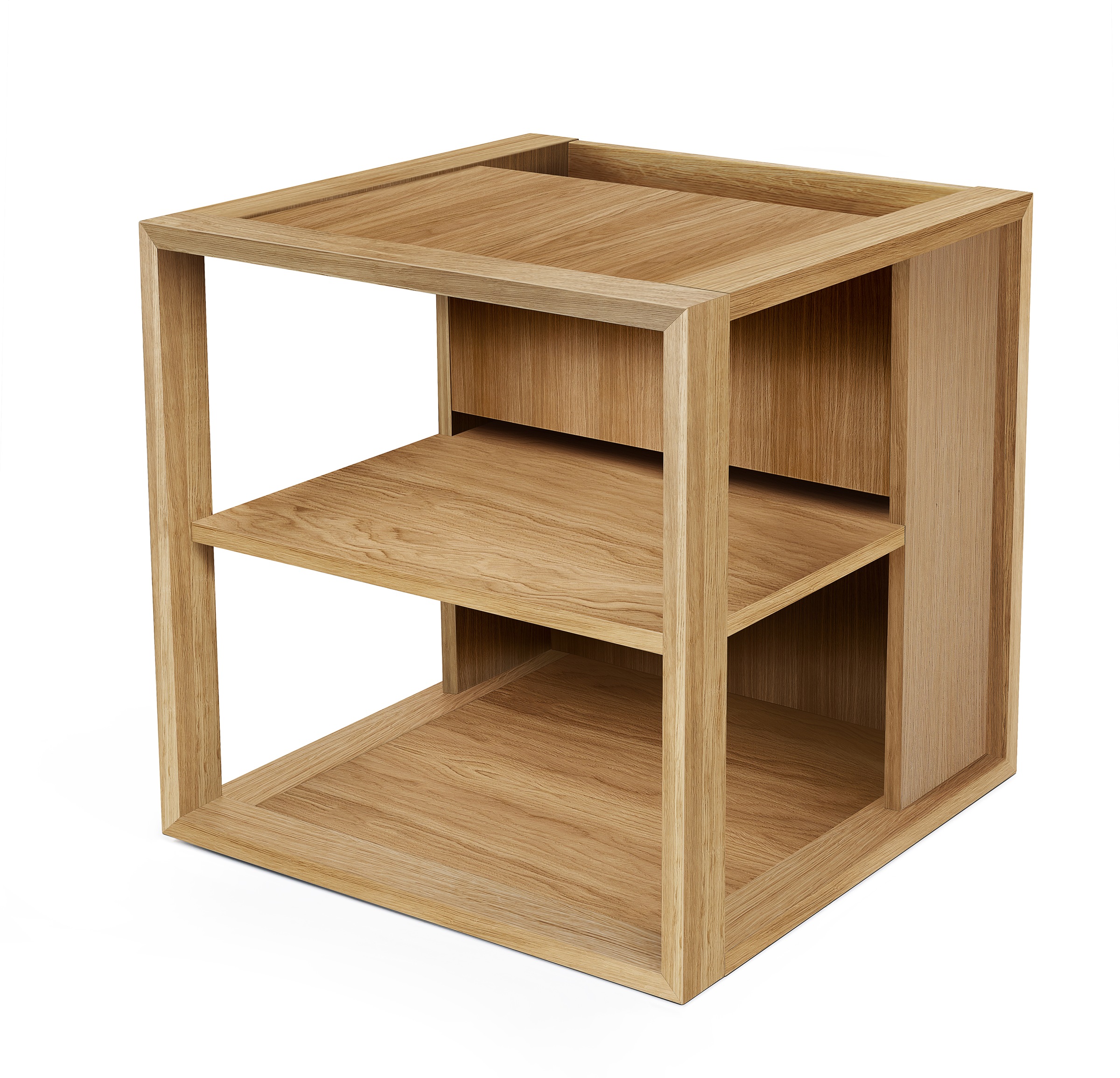 Woodman Couchtisch »Cube« Holzfurnier aus Eiche, FSC®-zertifiziert günstig online kaufen