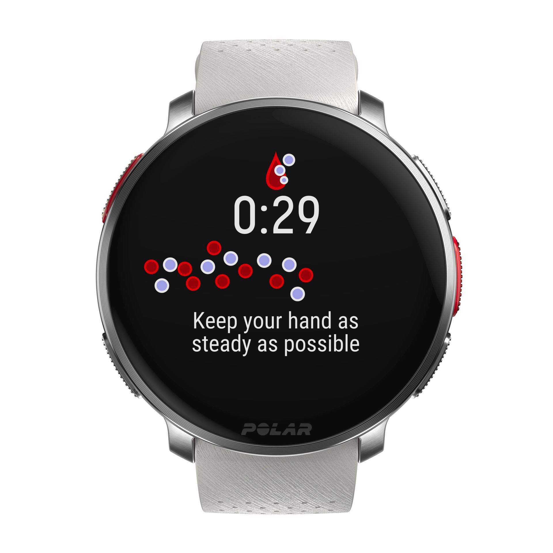 Polar Smartwatch »VANTAGE V3«, (3,5 cm / 1,39 Zoll), 32 GB, Premium-Multisportuhr Silikon-Armband S-L)