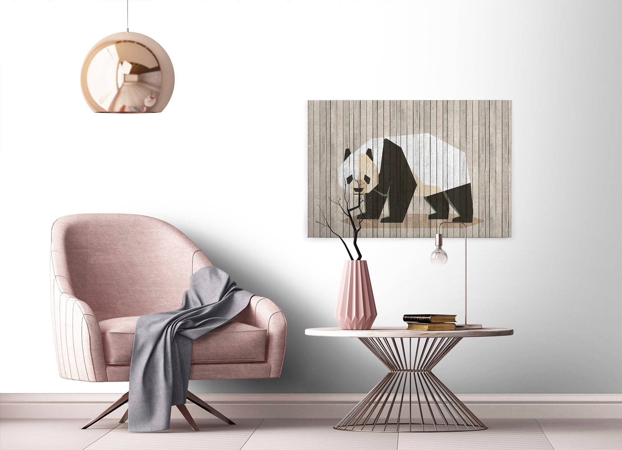 A.S. Création Leinwandbild »born to be wild«, Kunst-Tiere-Kinder, (1 St.), Keilrahmen Bild Holzoptik Tiere Leinwand-Bild Wohnzimmer modern Kinder
