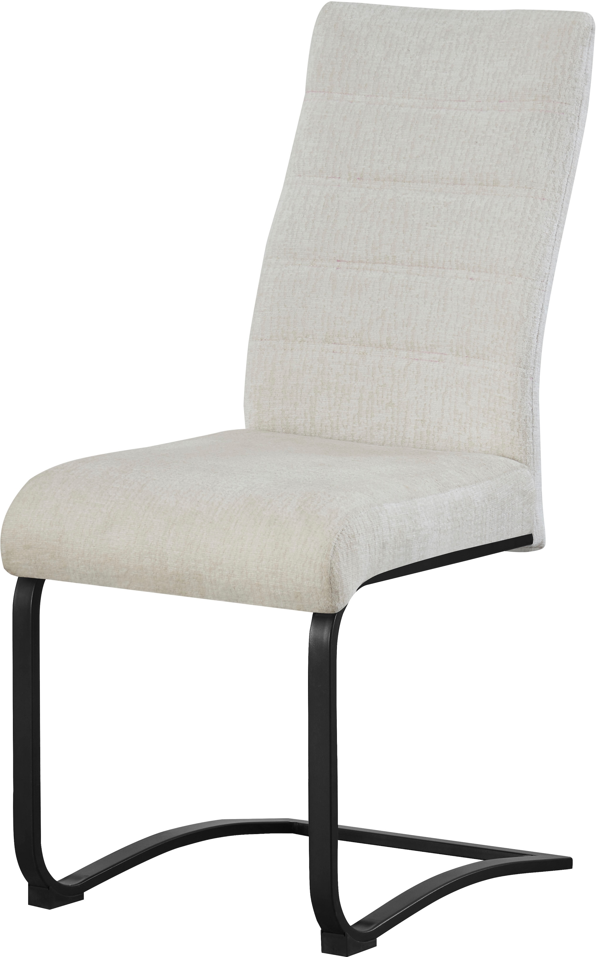 Home affaire Esszimmerstuhl »PICTOU, 2er Set, mit Metallgestell in matt schwarz« (Set) 2 Stk.in verschiedenen Farben, Belsatbarkeit pro Stuhl 120 kg