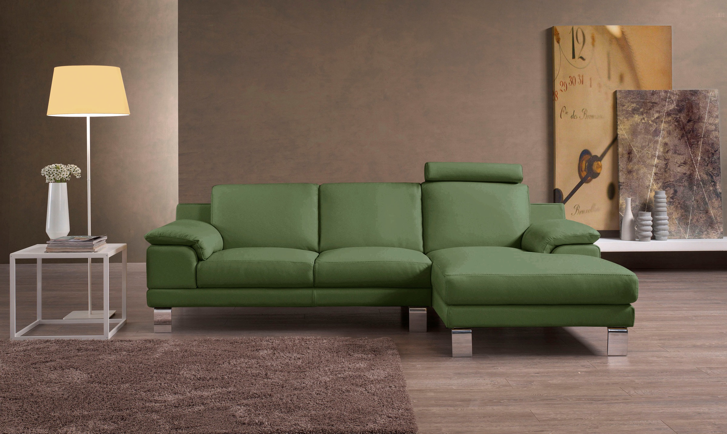 Egoitaliano Ecksofa "Shakira, Design und super Sitzkomfort auf hohem Niveau günstig online kaufen