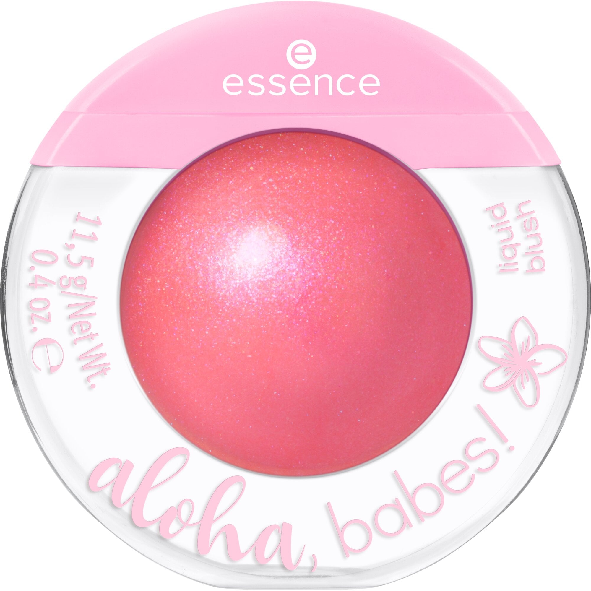 Essence Rouge »aloha, babes! liquid blush«, (Set, 3 tlg.), Flüssig, mit metallischem Goldschimmer, variable Deckkraft, vegan.