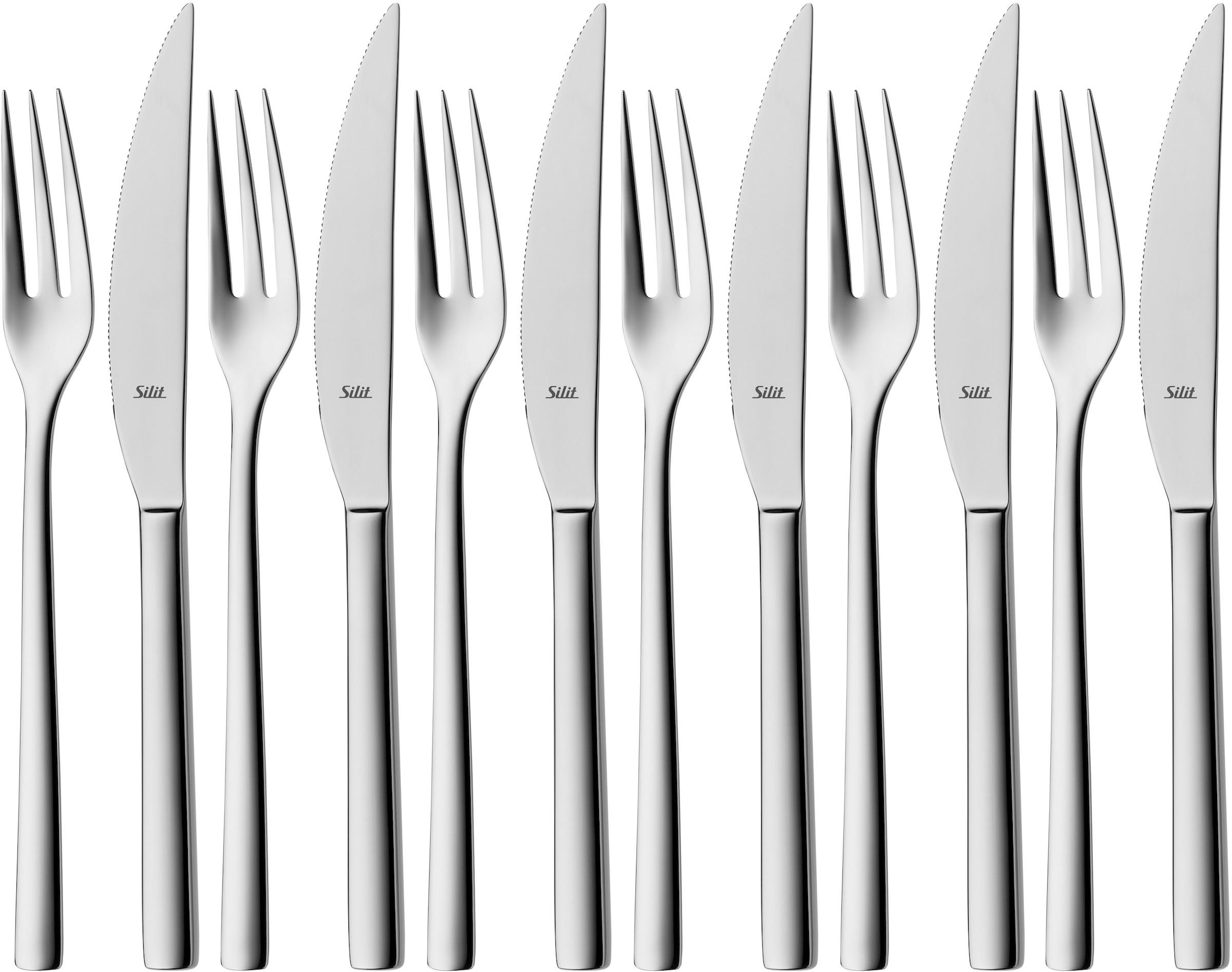 Silit Steakbesteck »Trend«, (Set, 12 tlg.), 12-teilig, Crominox: Edelstahl günstig online kaufen