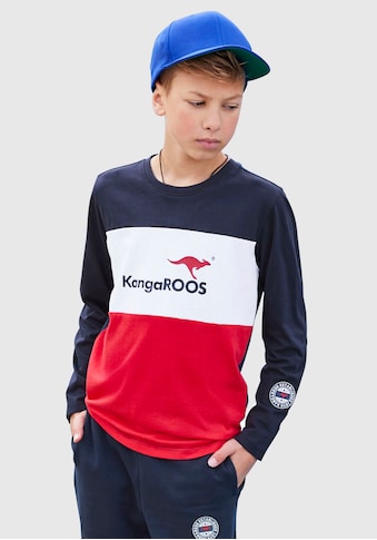 KangaROOS Langarmshirt »im colorblocking Design« kaufen