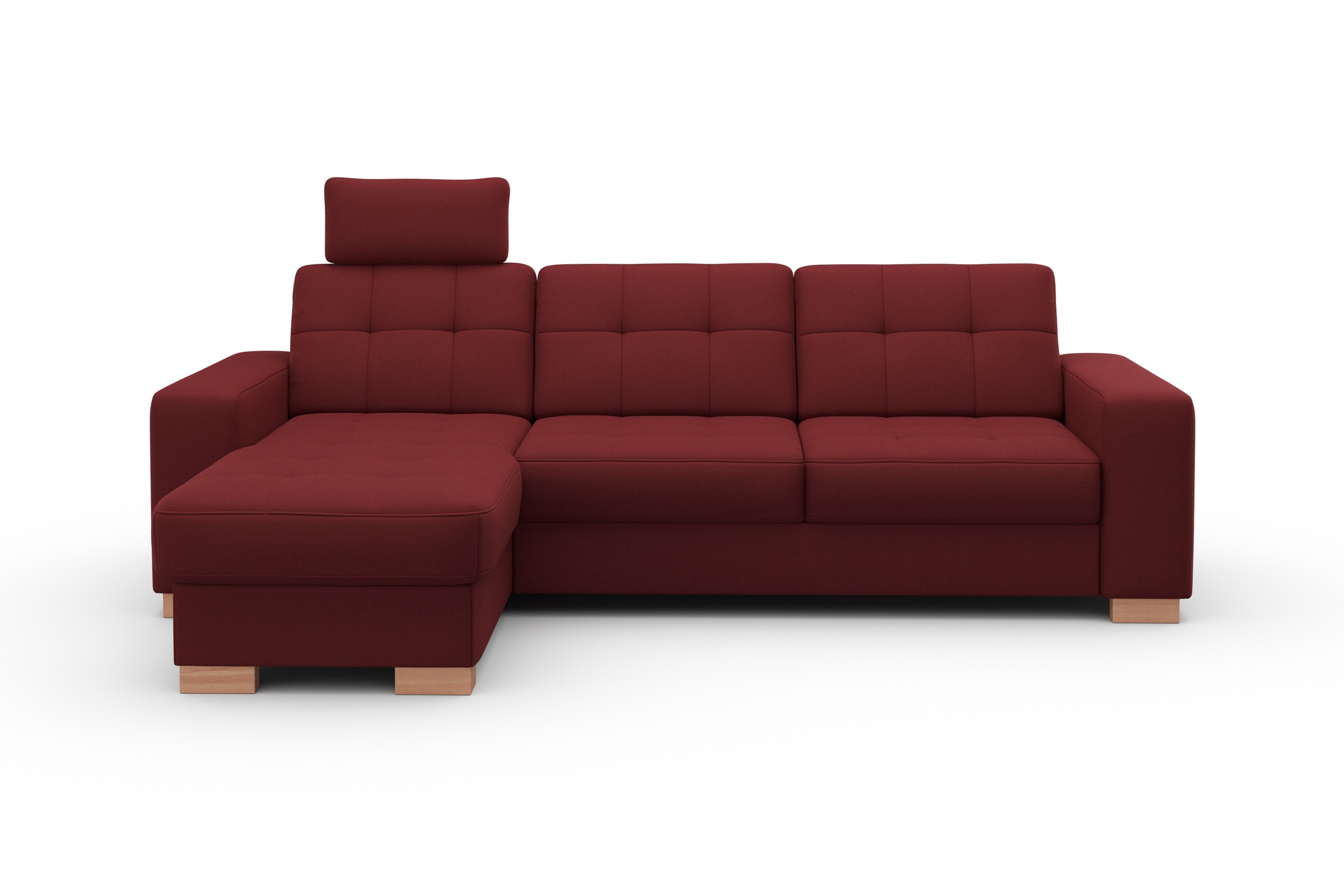 sit&more Ecksofa »Quincy L-Form«, wahlweise mit Bettfunktion und Bettkasten
