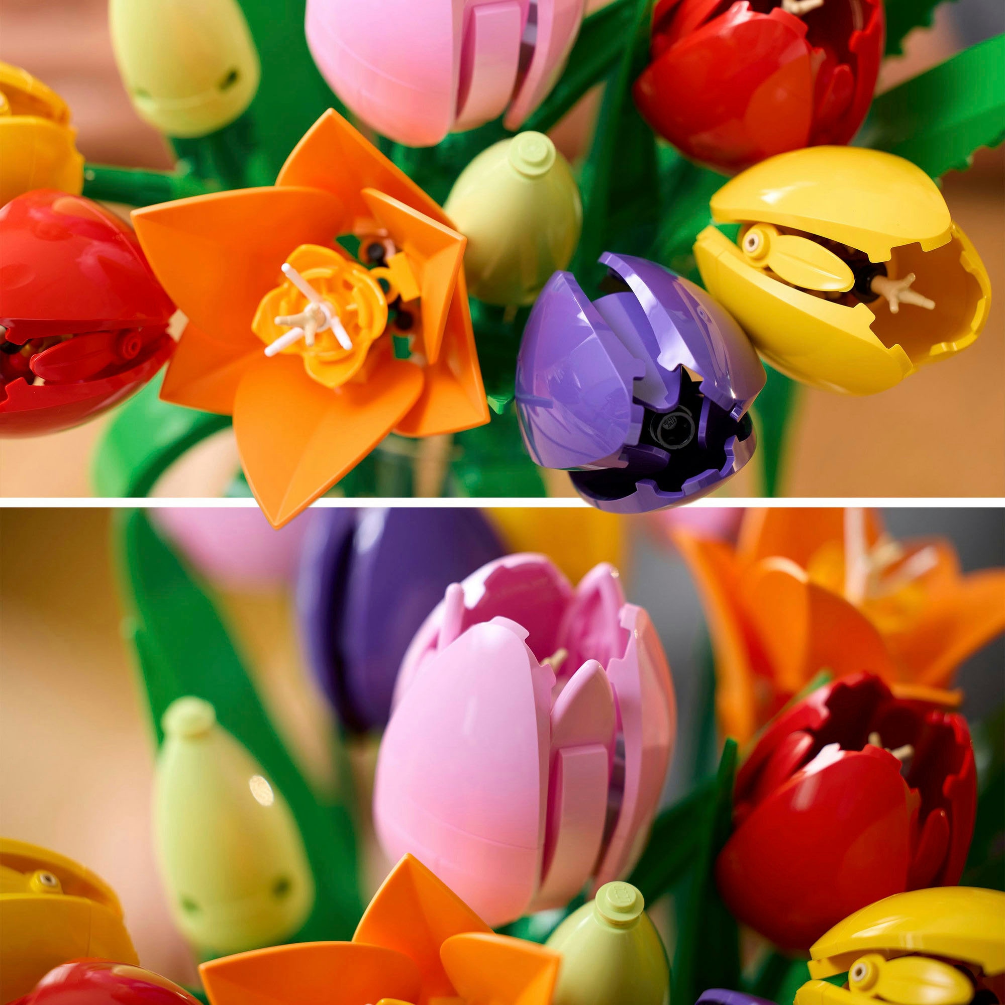 LEGO® Konstruktionsspielsteine »Tulpenstrauß (11501), LEGO Botanicals« Made in Europe