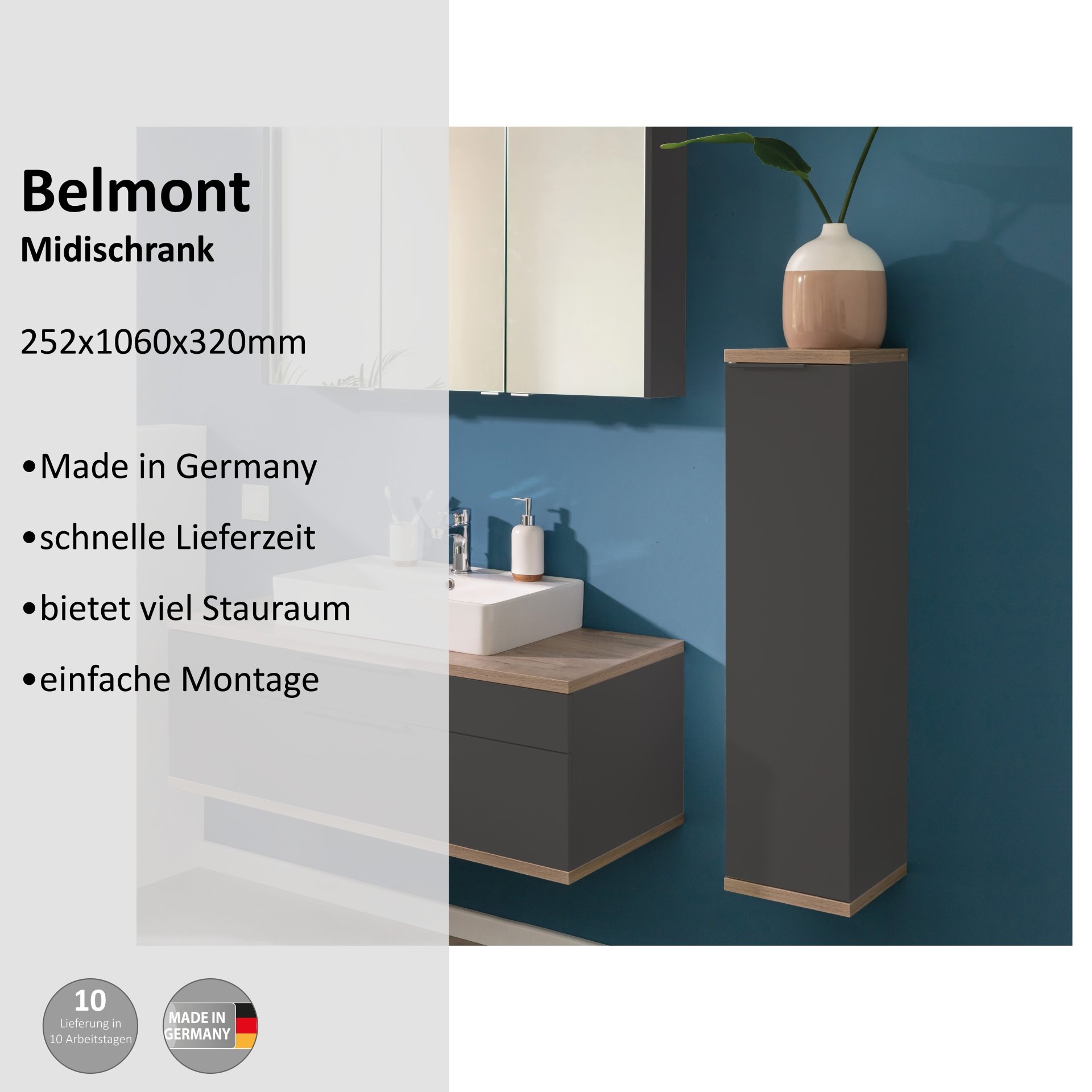 welltime Midischrank »Belmont«