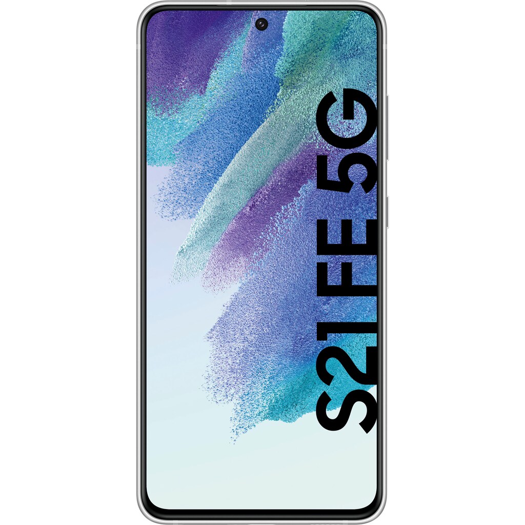 Samsung Smartphone »Galaxy S21 FE 5G«, White, 16,29 cm/6,4 Zoll, 128 GB Speicherplatz, 12 MP Kamera