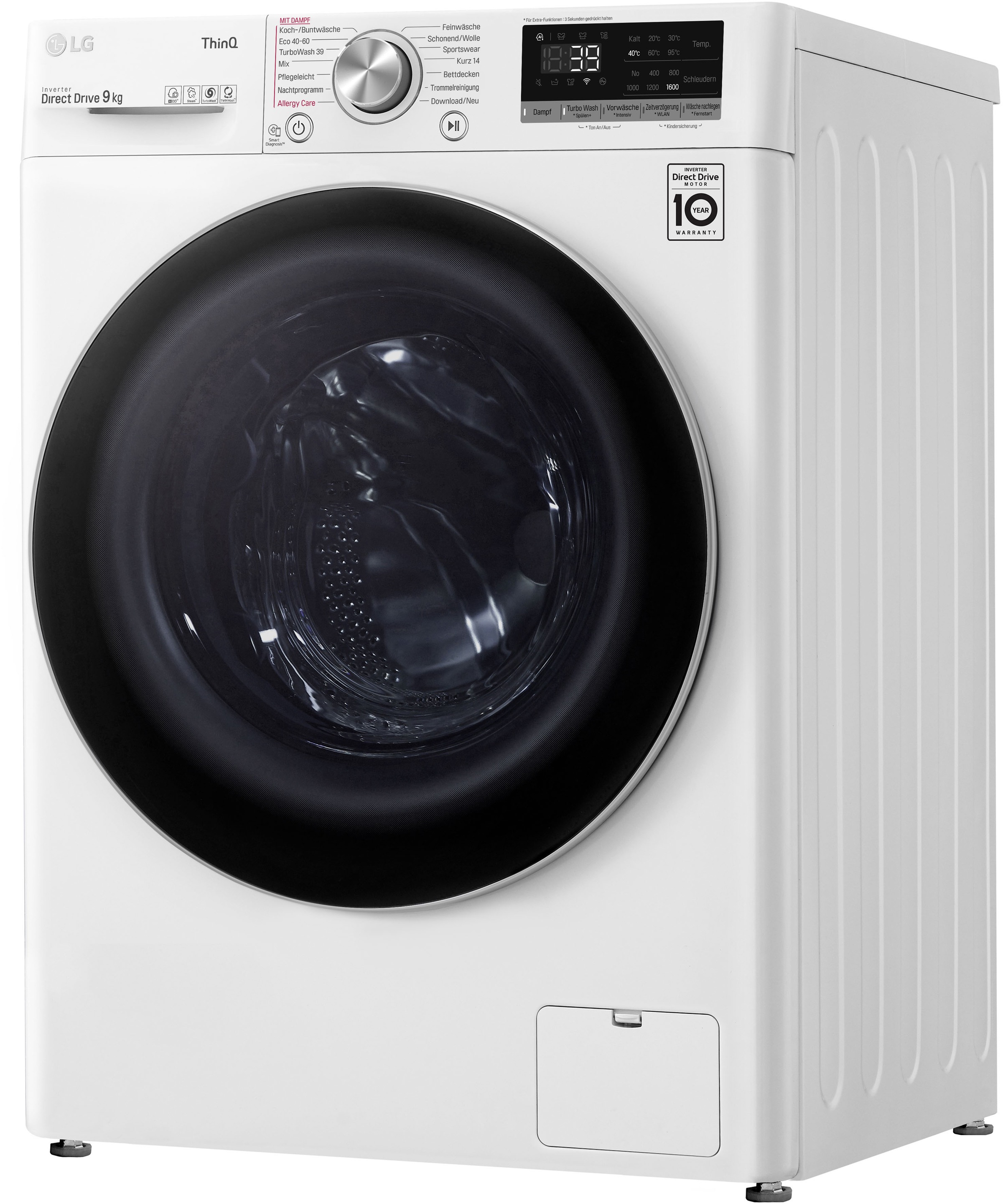 LG Waschmaschine »F6WV709P1«, 9 kg, 1600 U/min, TurboWash® - Waschen in nur günstig online kaufen