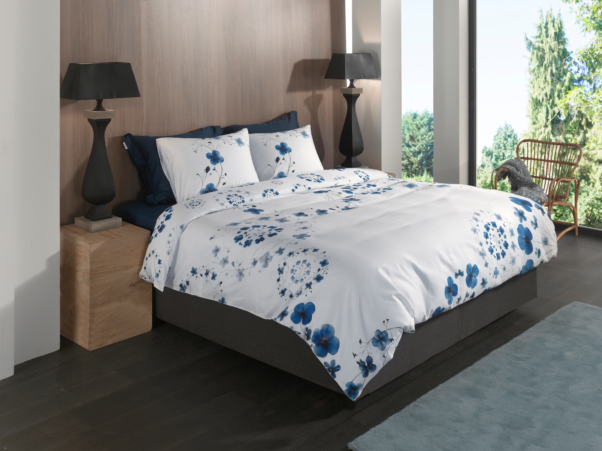 Heckett & Lane Bettwäsche »Heckettlane Bettwäsche Zoe« 2 Bettwäsche aus 100% Baumwolle, hochwertige Mako-Satin, ab 135x200 cm.