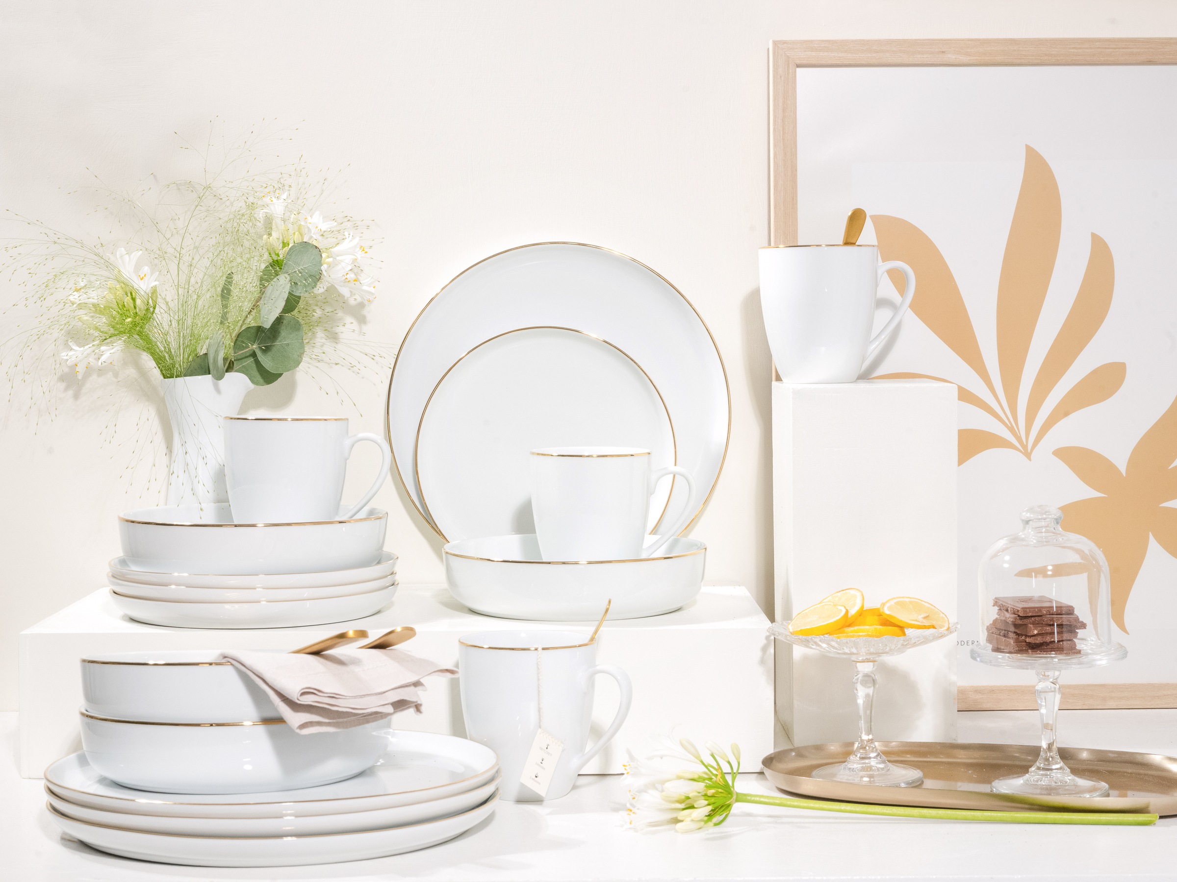 LeGer Home by Lena Gercke Kombiservice »Elowen« Haltbarkeit, Zeitlos günstig online kaufen