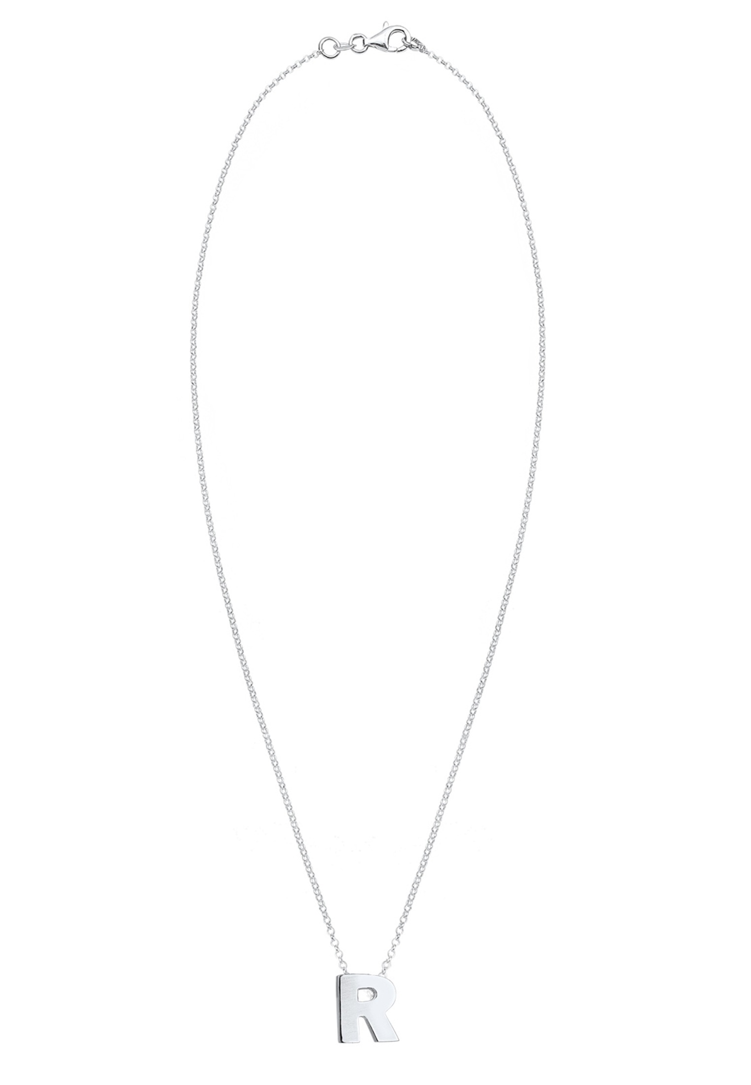 Elli Kette mit Anhänger »Buchstabe R Initialen Trend Minimal 925 Silber«