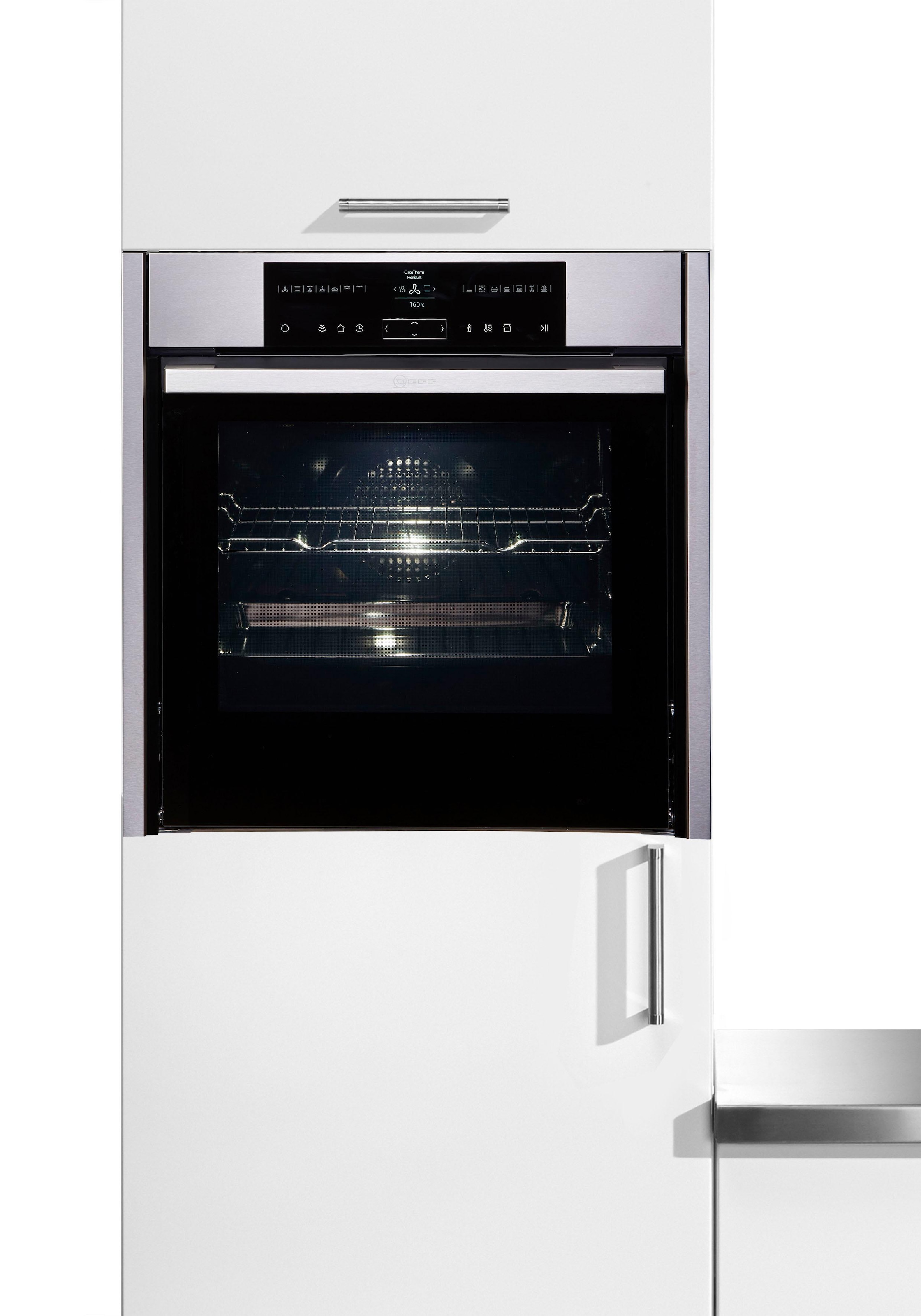 Bild von NEFF Dampfbackofen »B55VR22N0«, N 70, B55VR22N0, mit Teleskopauszug nachrüstbar, Pyrolyse-Selbstreinigung, mit Slide&Hide®