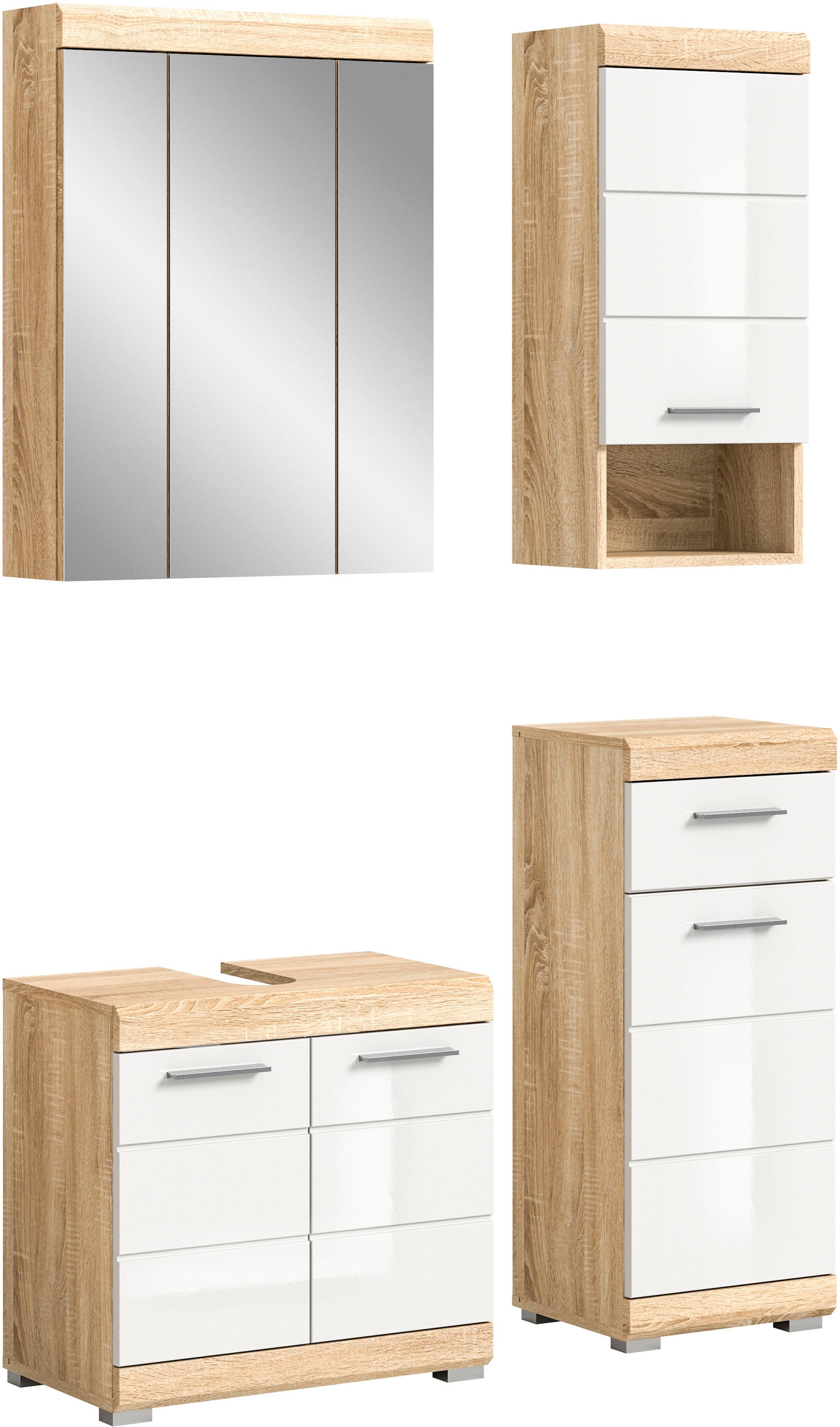 INOSIGN Badmöbel-Set »Siena, 4 teilig, bestehend aus:«, (Set, 4 St.), Wasch günstig online kaufen