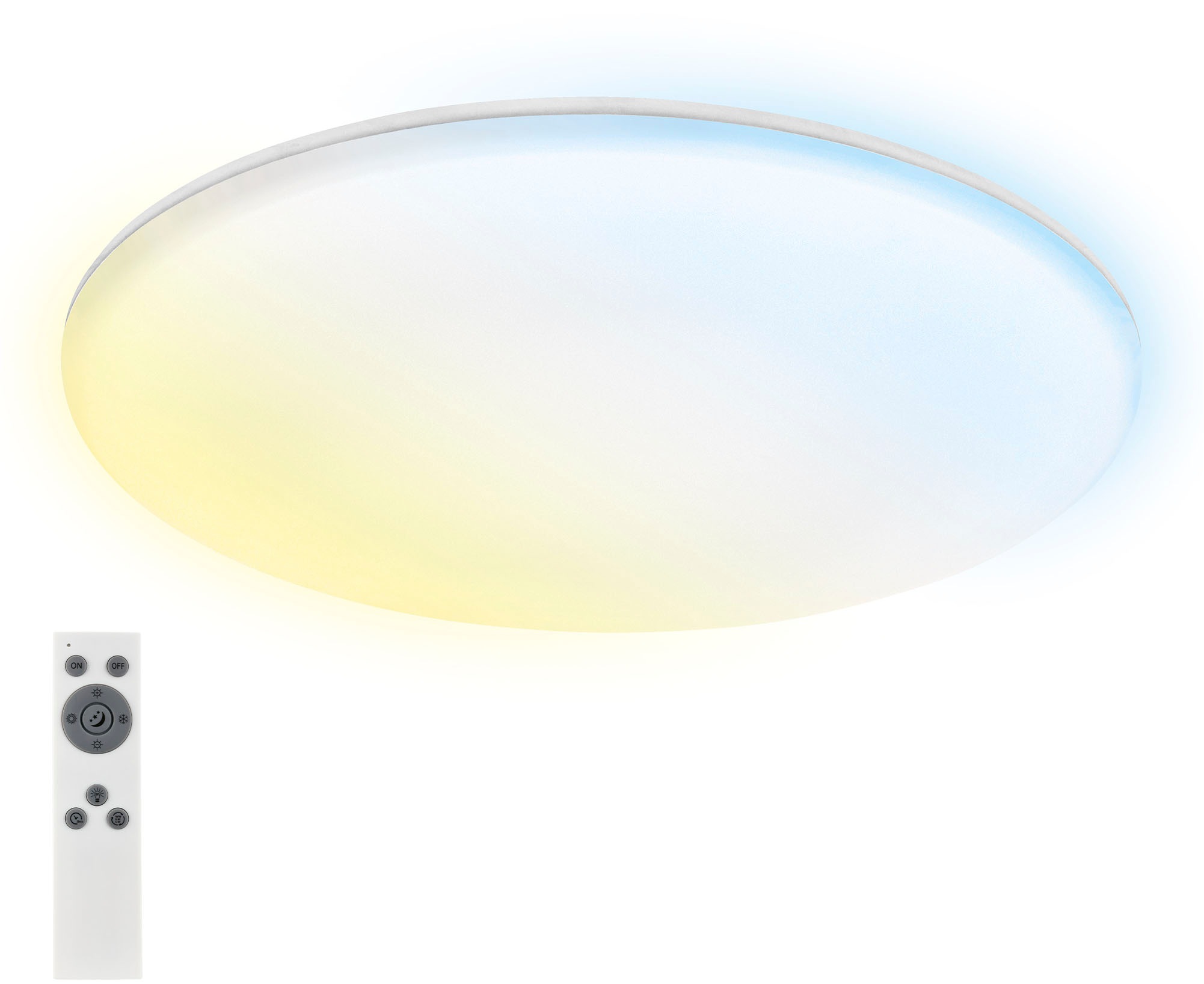 Briloner Leuchten LED Deckenleuchte »ROWNY« mit Fernbedienung günstig online kaufen