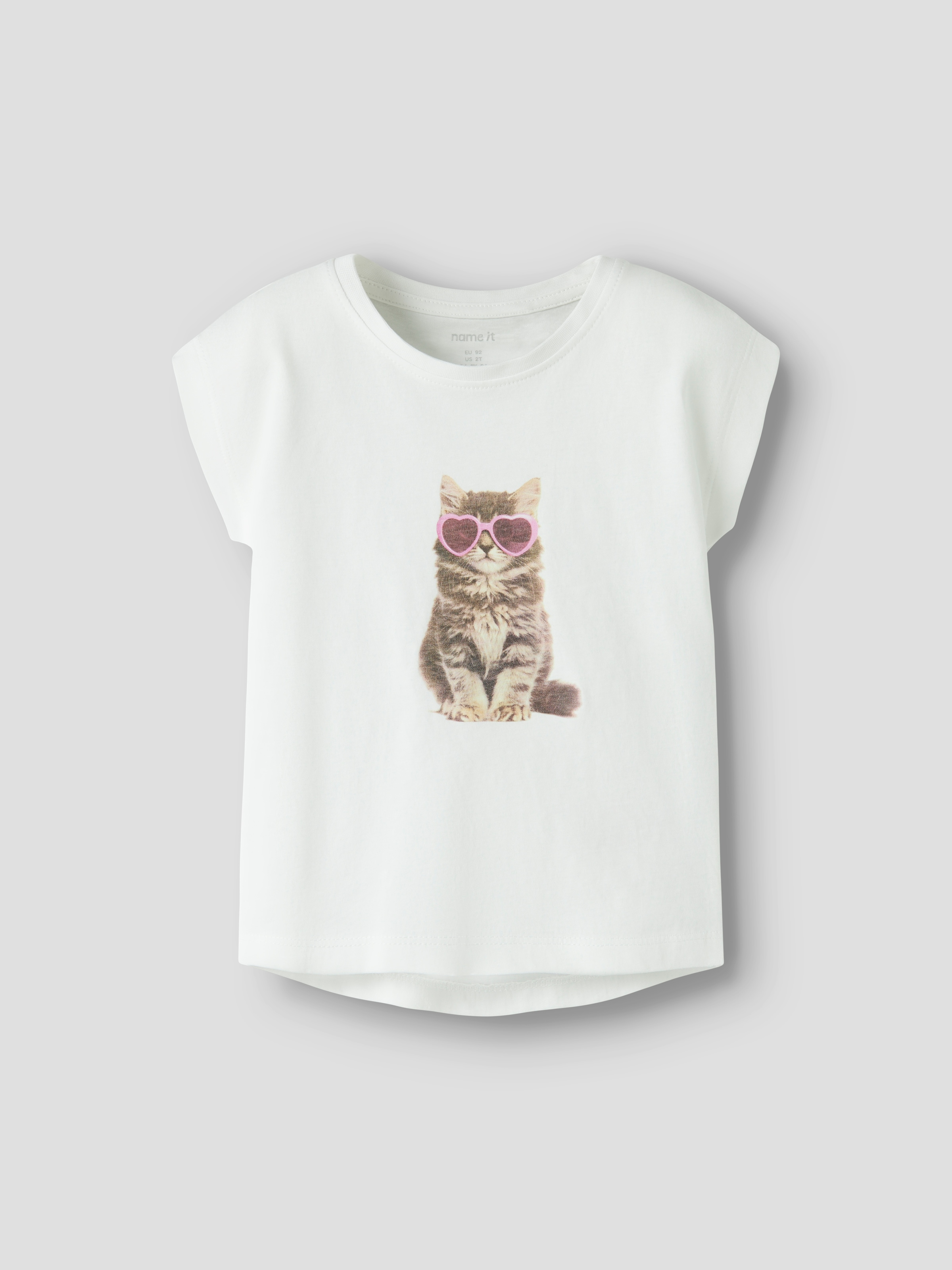 Name It T-Shirt »NMFVOTIA CAPSL TOP« Baumwolle, loose fit