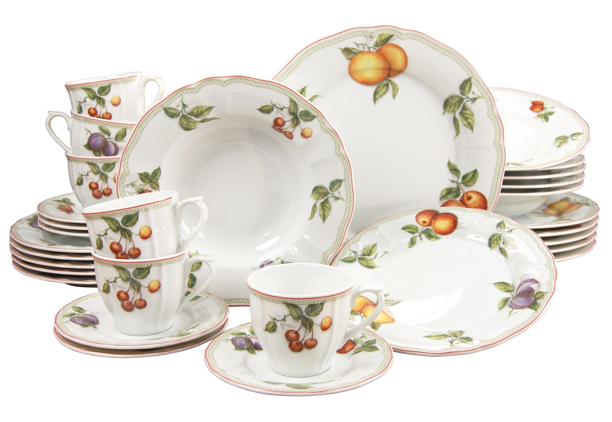 CreaTable Kombiservice »Geschirr-Set Flora Orchard« Service, 30 Teile, für günstig online kaufen