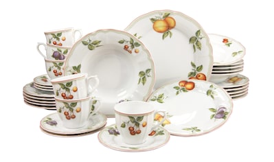 Kombiservice »Geschirr-Set Flora Orchard«, (Set, 30 tlg., Kaffeeservice und...