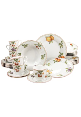 Kombiservice »Geschirr-Set Flora Orchard«, (Set, 30 tlg., Kaffeeservice und...